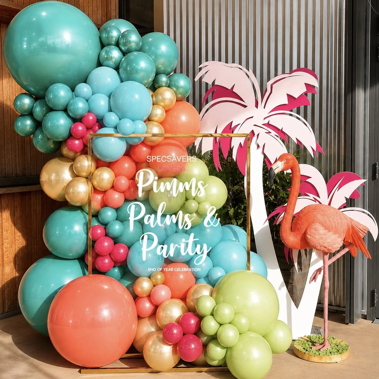 Event Sign - Specsavers Pimms, Palms & Parity Annual Conference - Howard Smith Wharves - Brisbane Balloons - Brisbane Party Hire - Brisbane Event Styling - Print Candy.jpeg