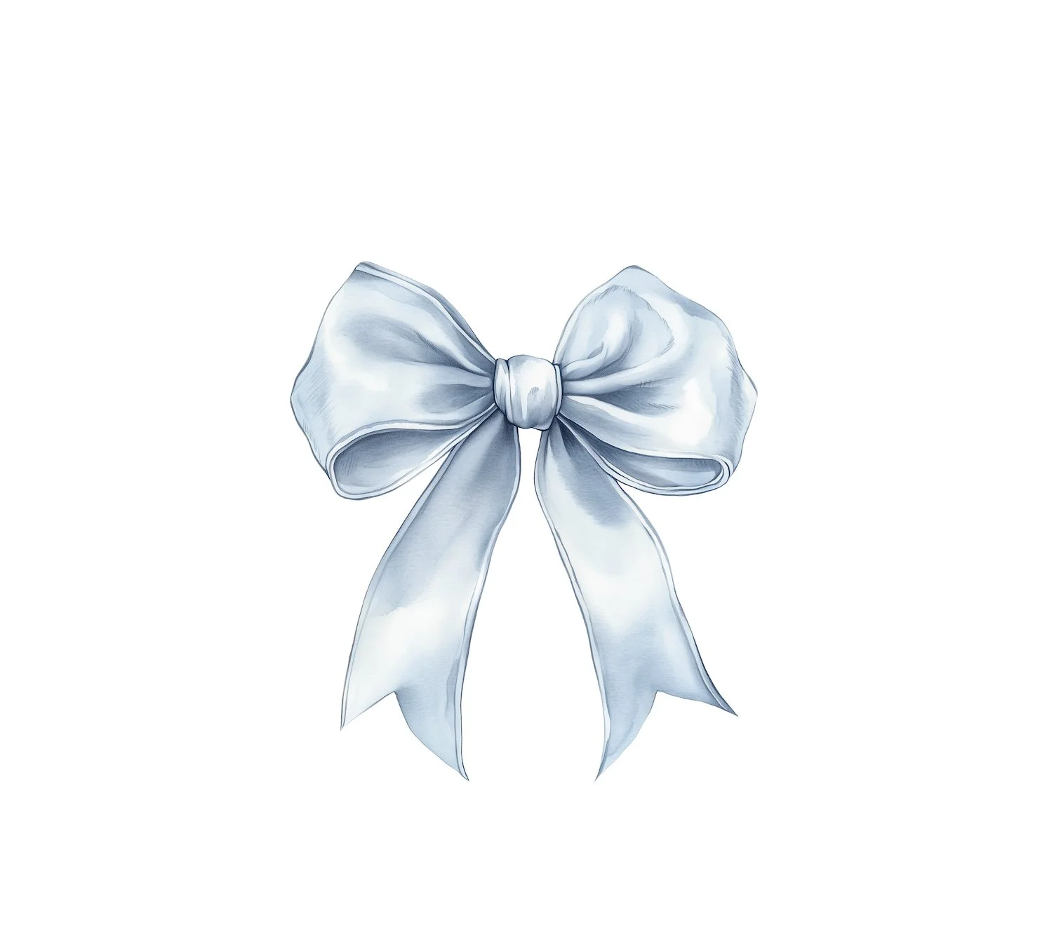 BLUE BACKDROP BOW 45cm