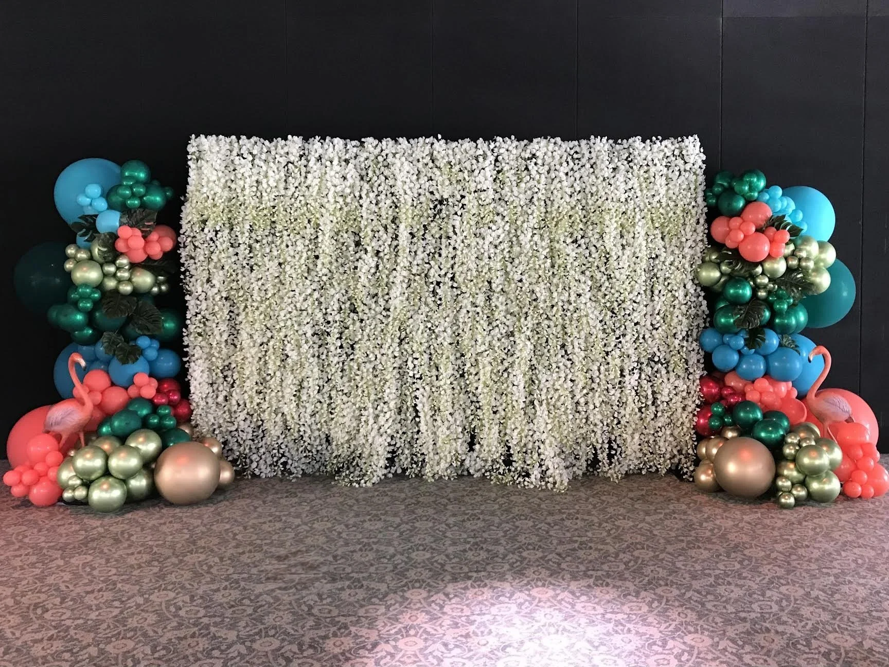Specsavers Flamingo Balloon Flower Wall Backdrop.jpeg
