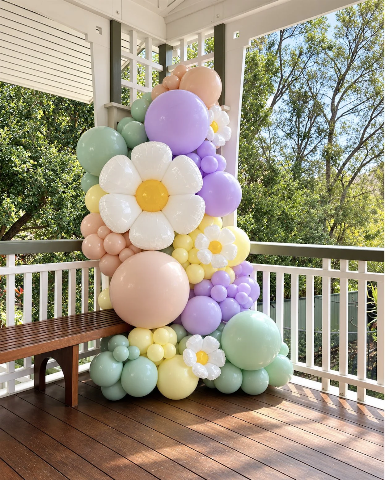 Flower Garland - Brisbane Balloon Garland - Print Candy.jpg