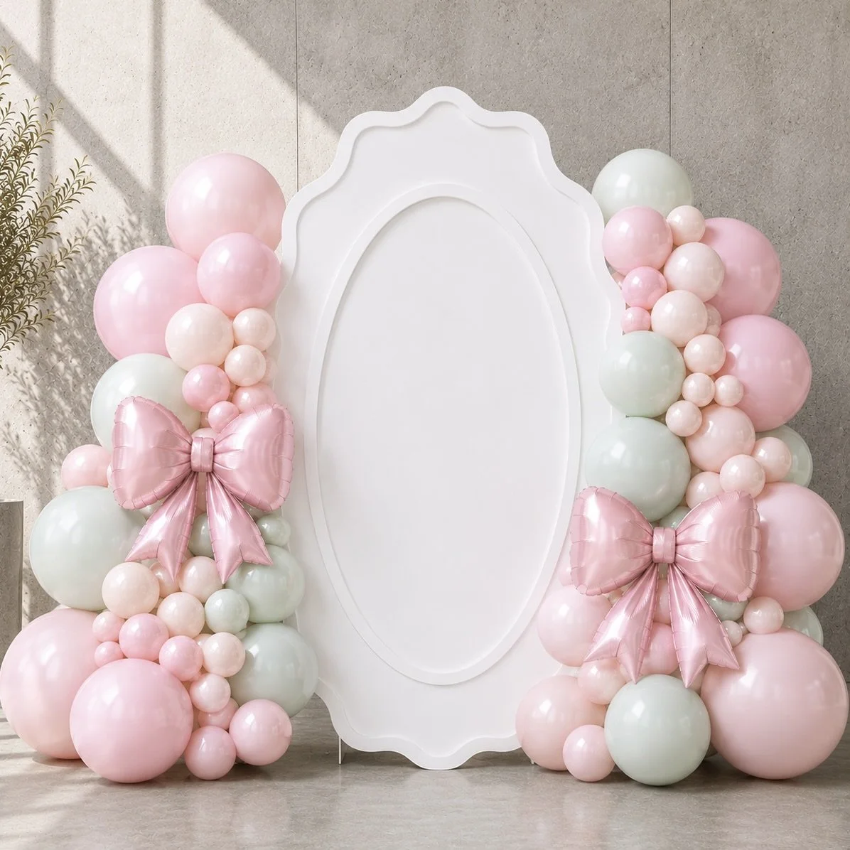 Etoile 3d Oval Backdrop - White - Print Candy.jpeg