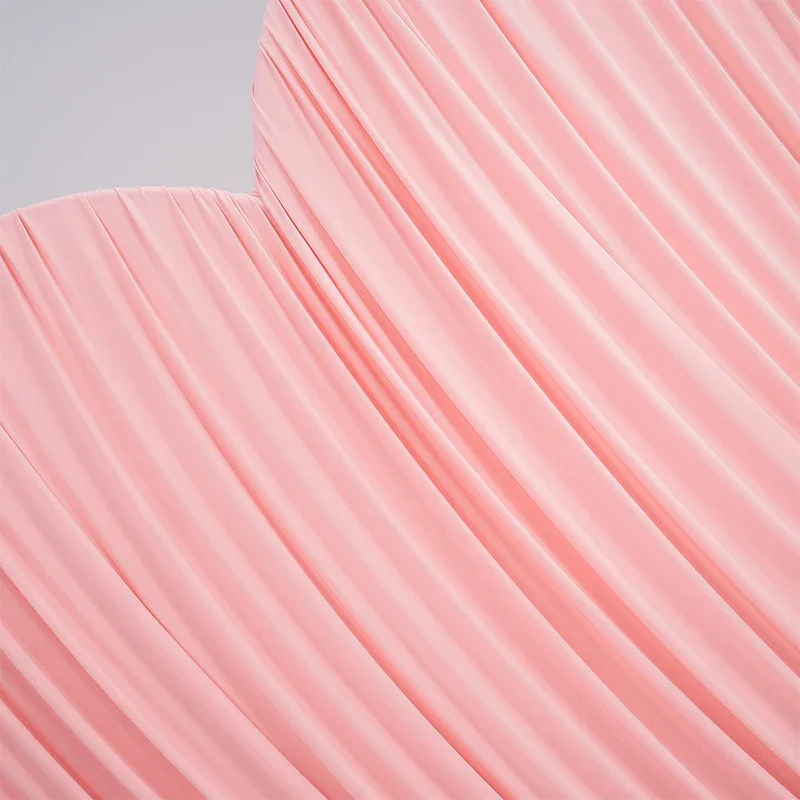 Close up of Ruched Heart Backdrop in pink.webp