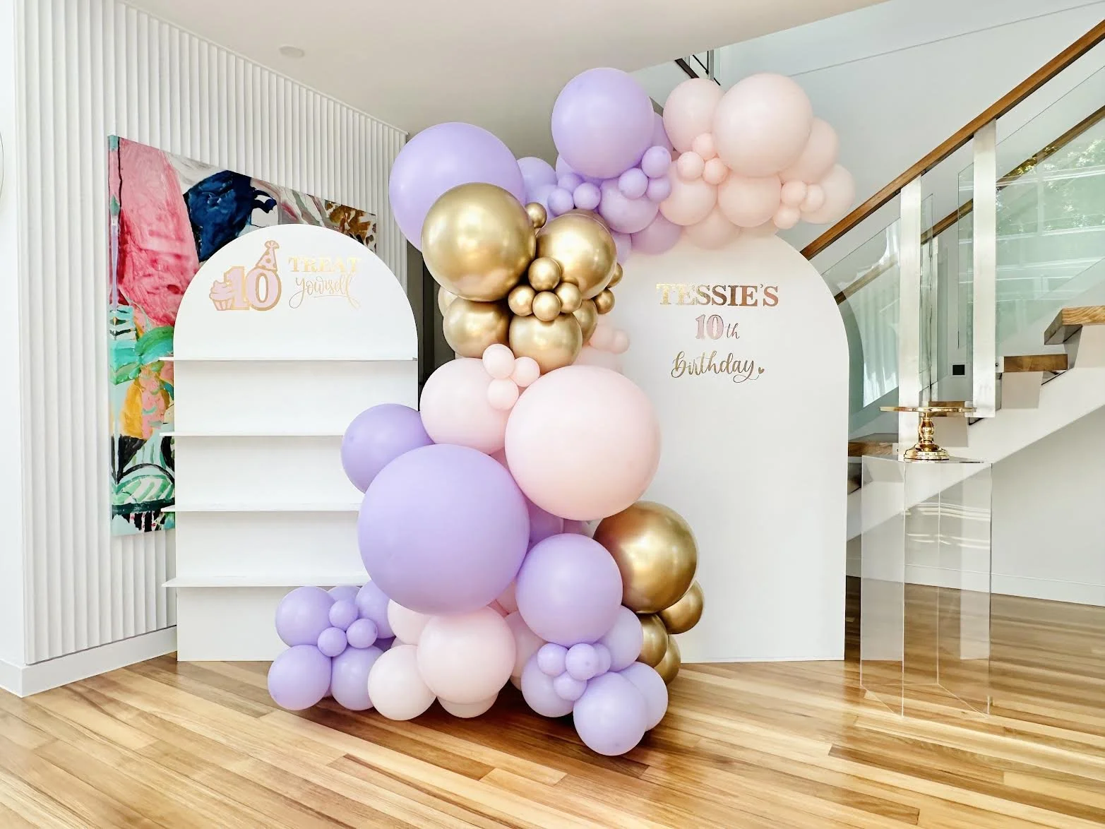 Treat Wall and Arch Backdrop with balloons by Print Candy.jpeg