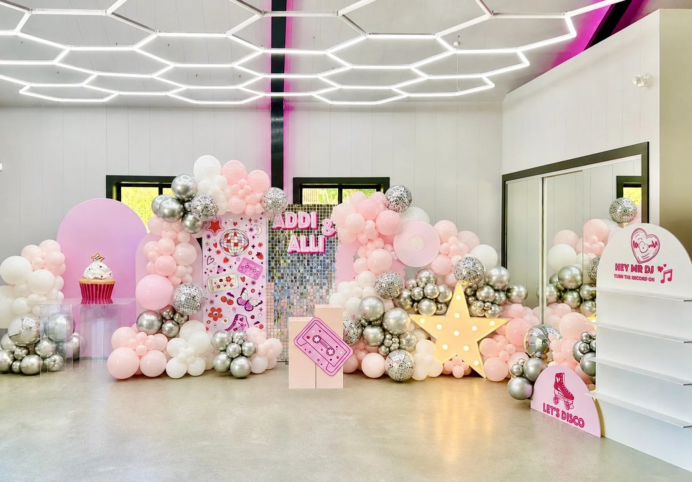Kids Disco Party Theme - Prop Hire - Backdrop Hire - Balloons - Print Candy.jpeg