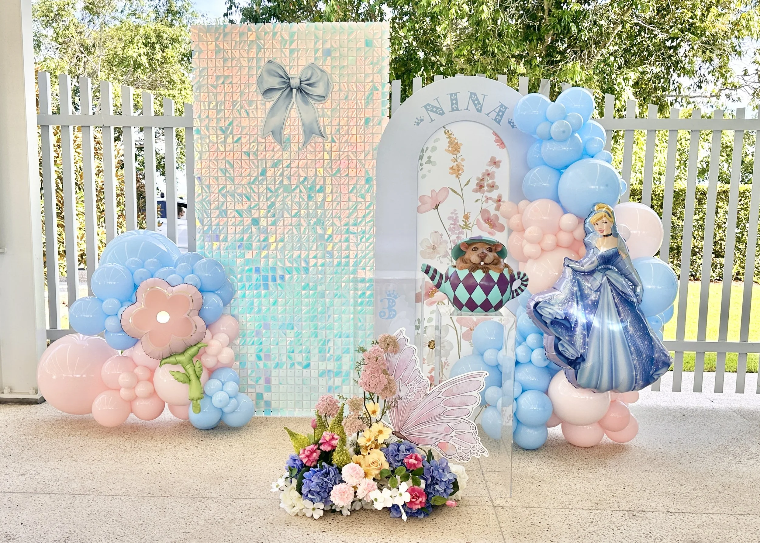 Cinderella kids party styling by Print Candy