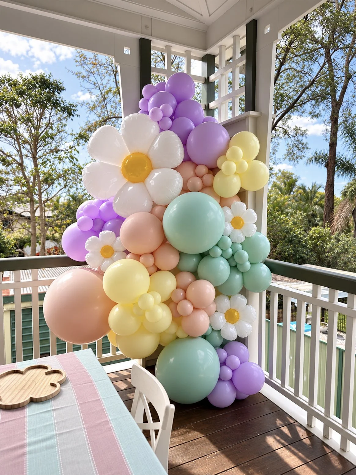 Flower Garland - Birthday Balloons - Balloon Garlands - Print Candy.jpg