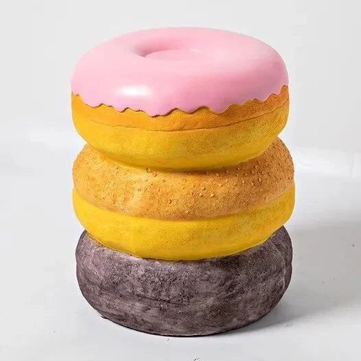 Life size donut stacked