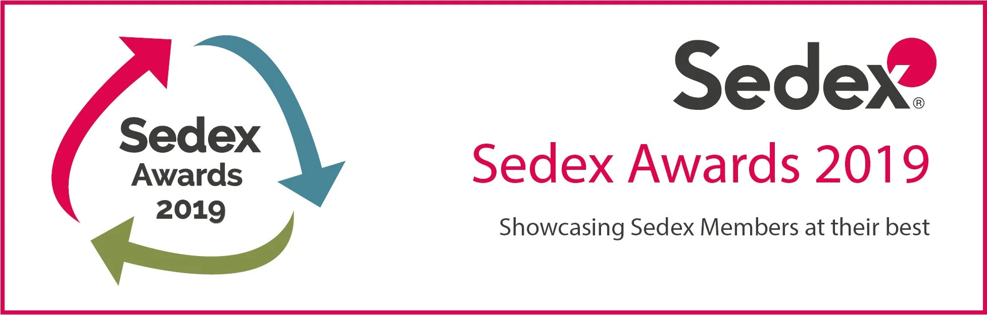 Sedex Awards 2019 logo.