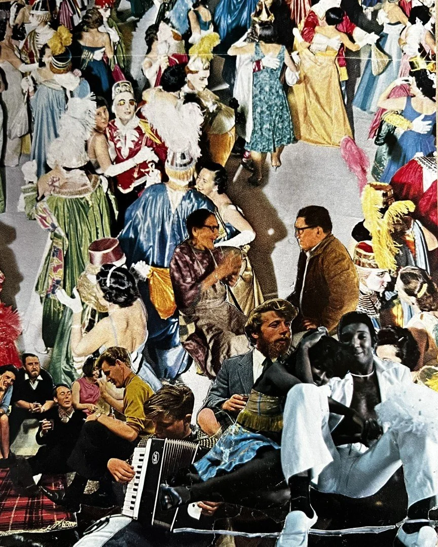 Party     2025      20 x 16 cm   Analogue collage 