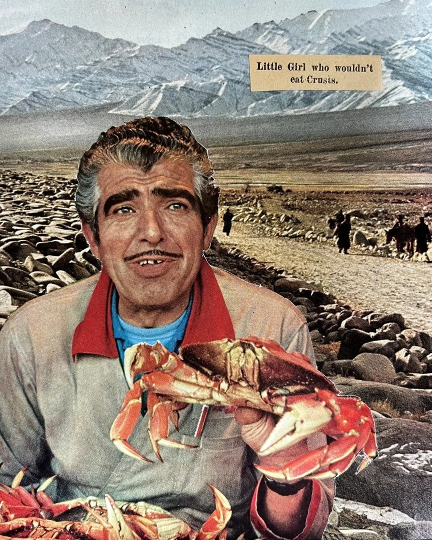 Crusty    2025    20 x 16 cm   Analogue collage 