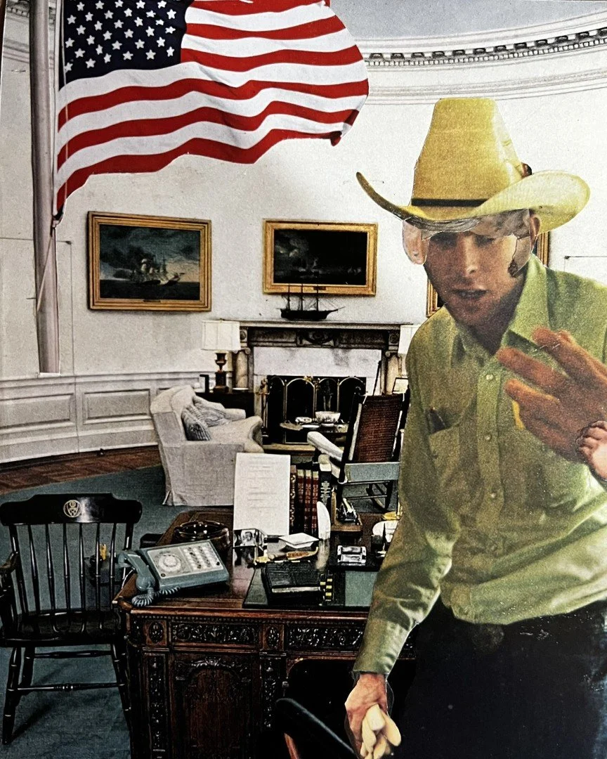 Big Dickhead   2025     20 x 16 cm   Analogue collage 