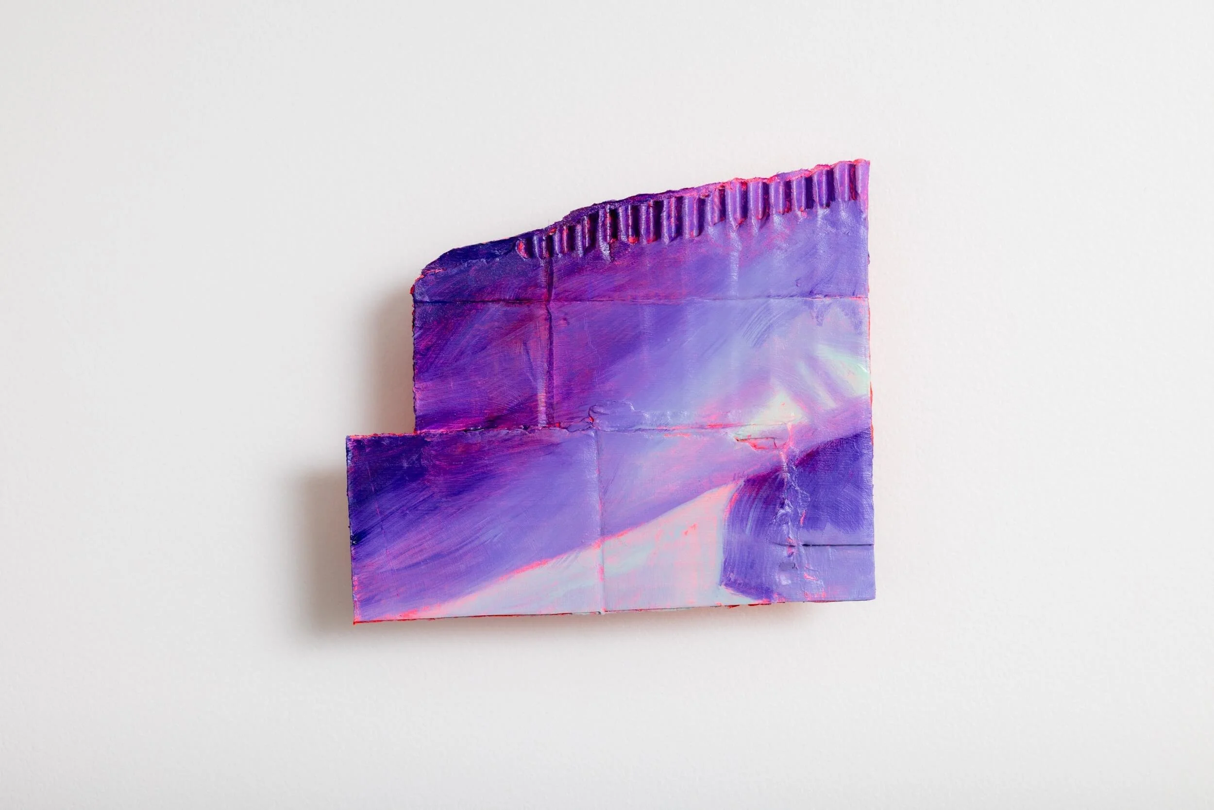 Flight   2025   Oil and acrylic on repurposed cardboard