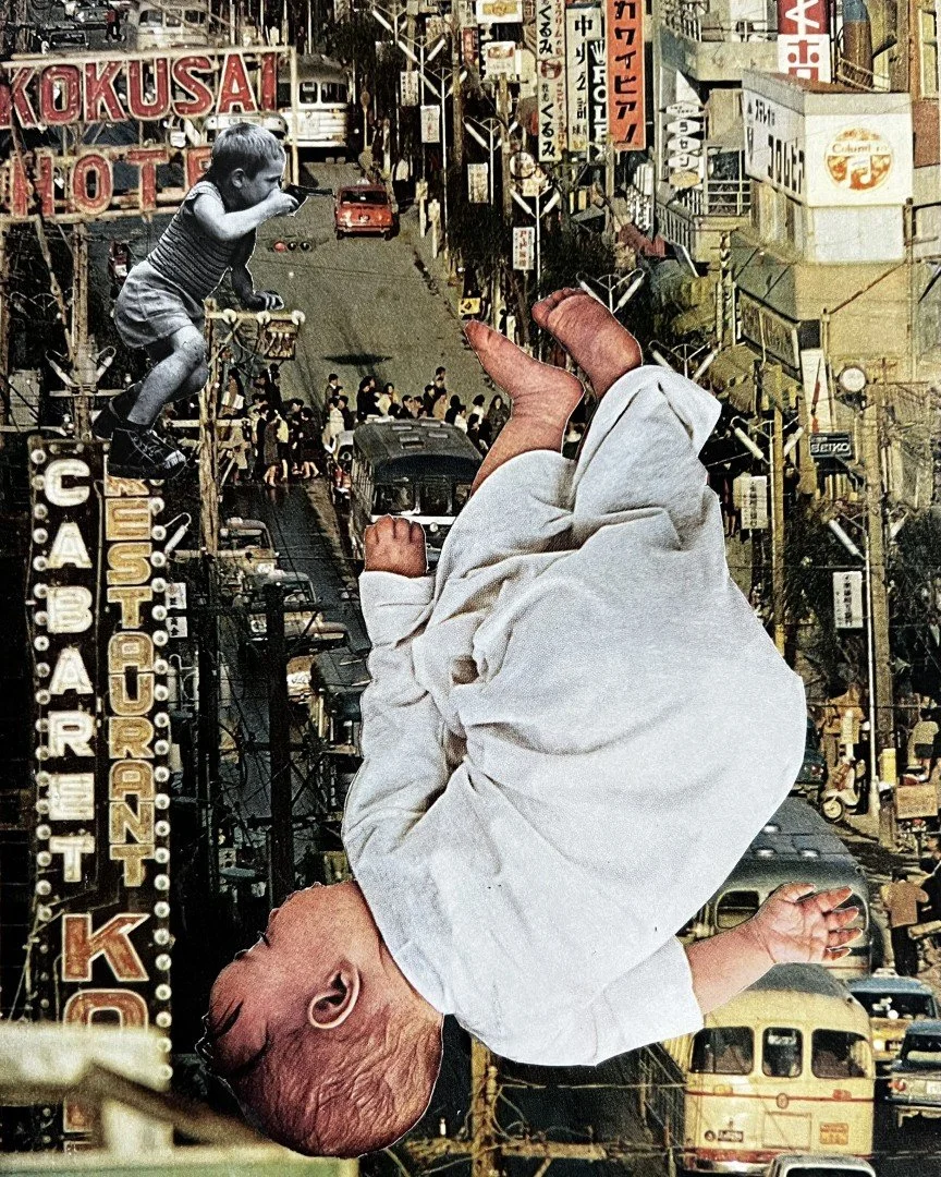 Chaos     2025      20 x 16 cm   Analogue collage 