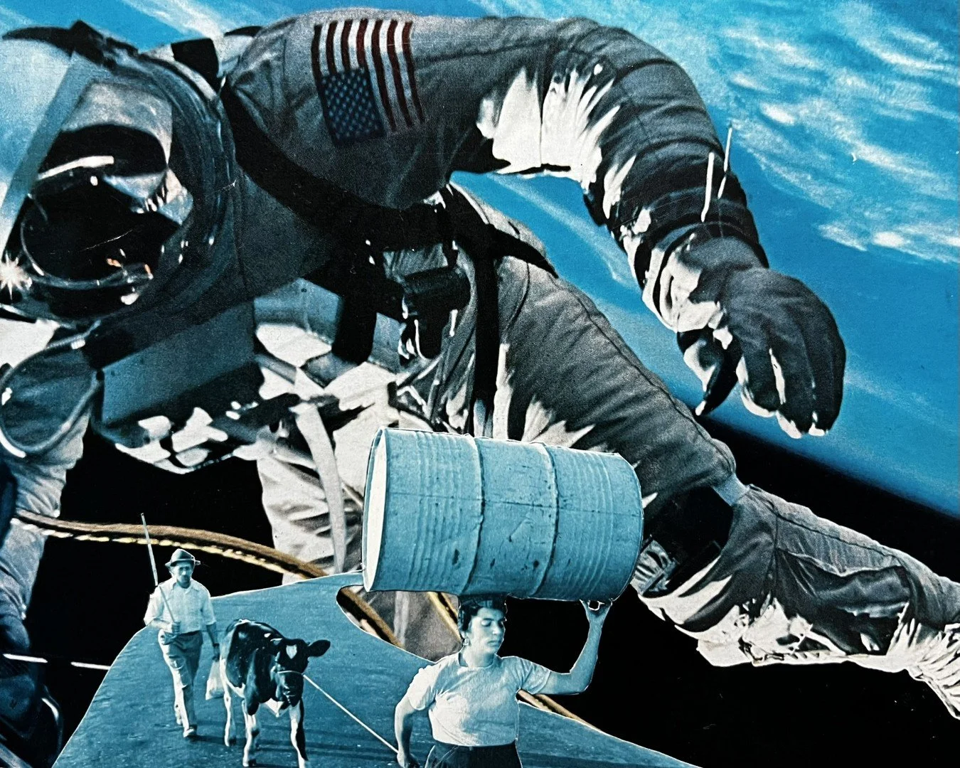 Neighbours      2025      16 x 20 cm   Analogue collage