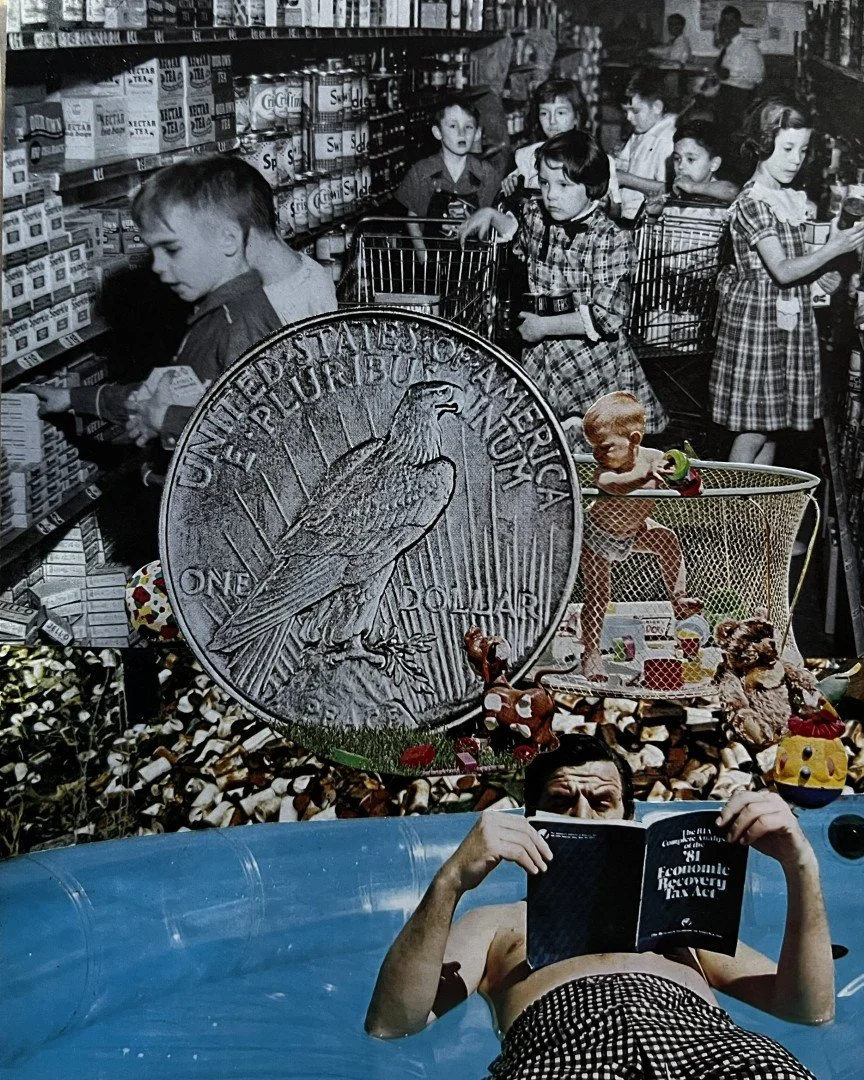 More       2025      20 x 16 cm   Analogue collage 