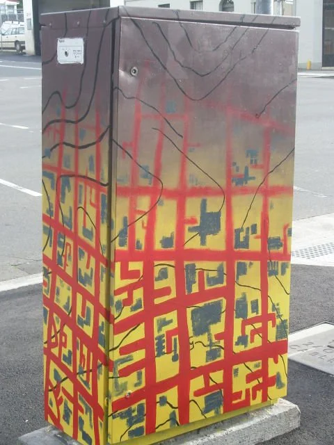 Ride, Baby, Ride 2012 Acrylic Urban Smart Projects commission Cnr Murray and Melville Sts Nipaluna