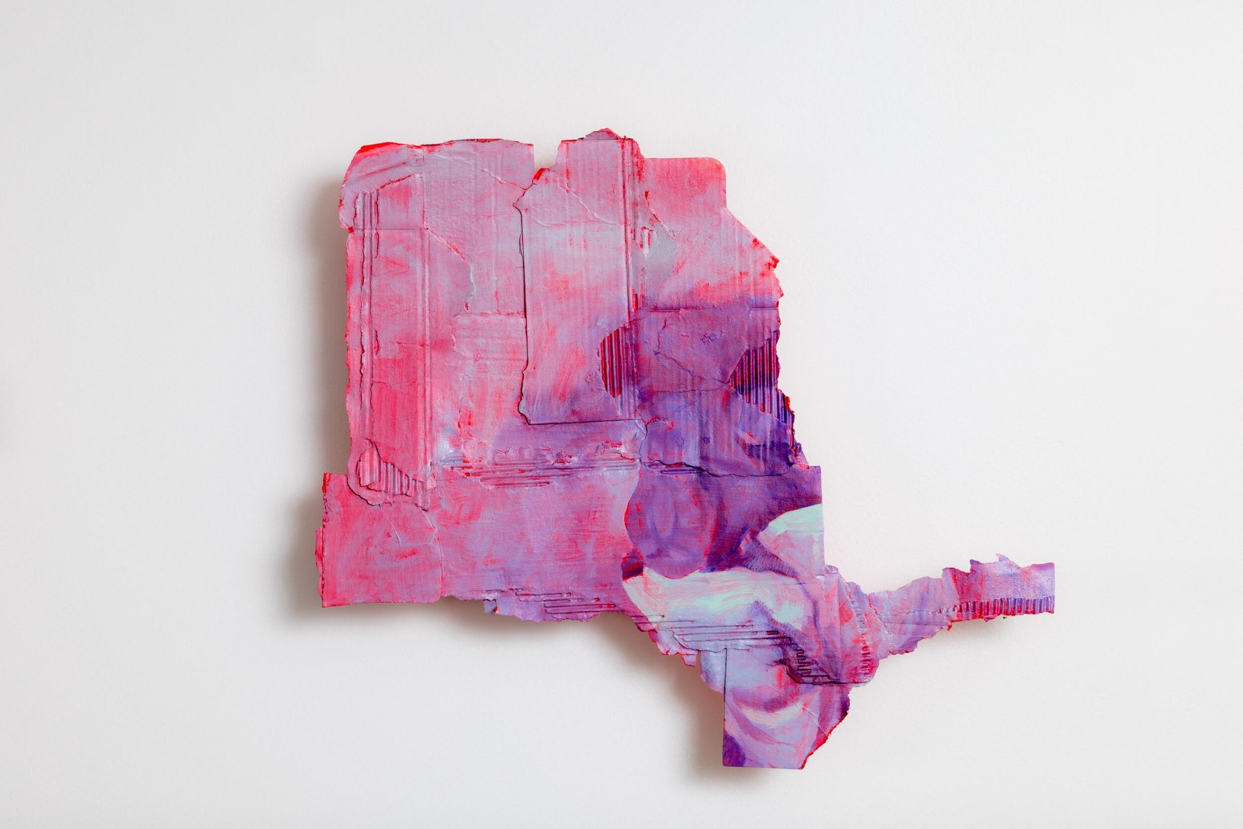 Memories  2025  Oil and acrylic on repurposed cardboard  