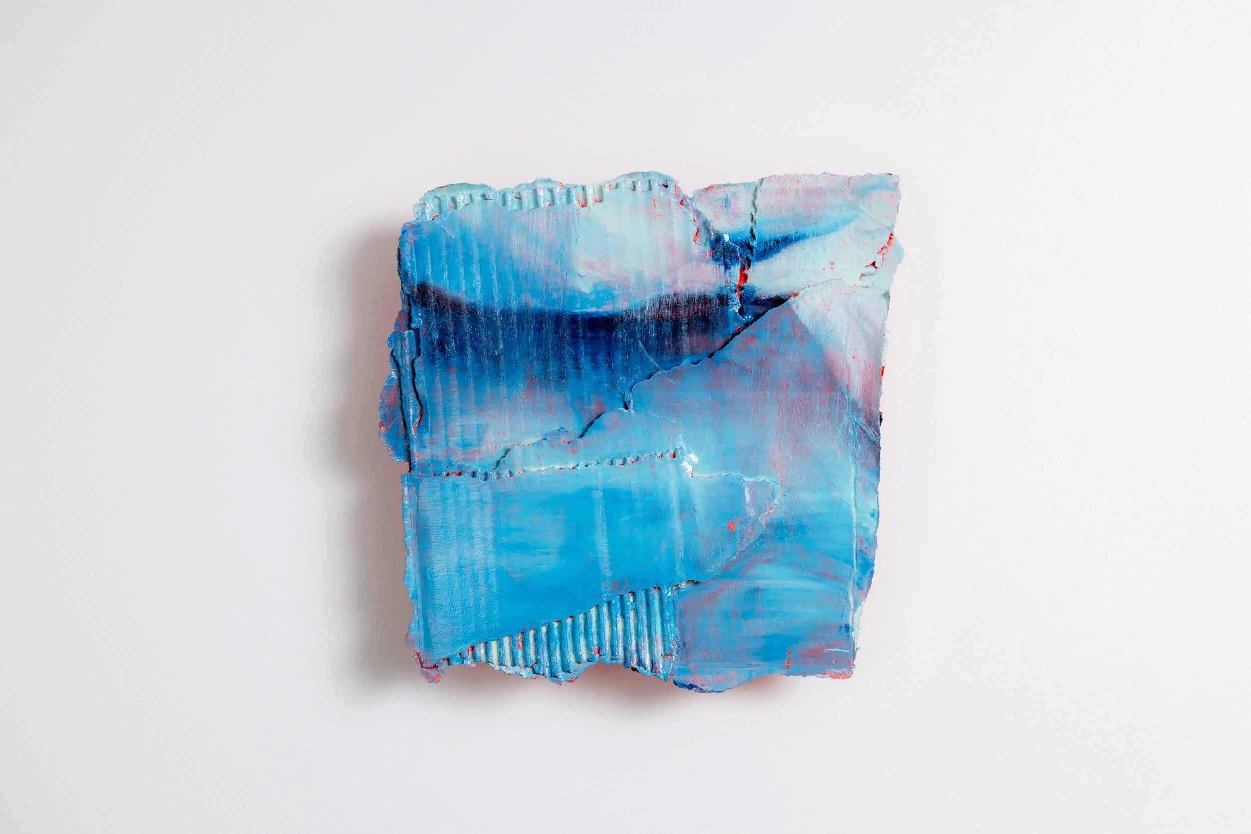 Secret  2025  Oil and acrylic on repurposed cardboard  