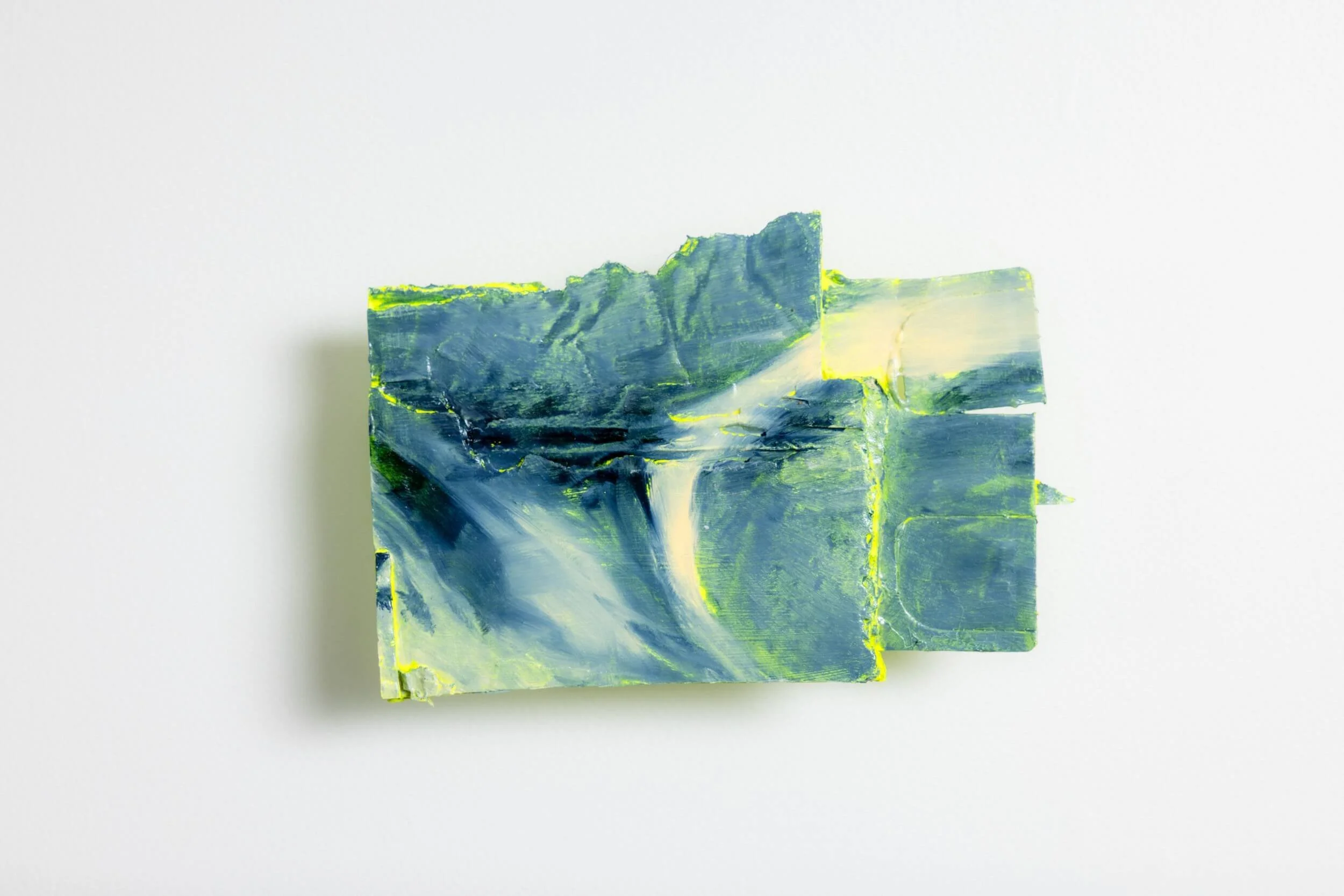  Light  2026  Oil and acrylic on repurposed cardboard  