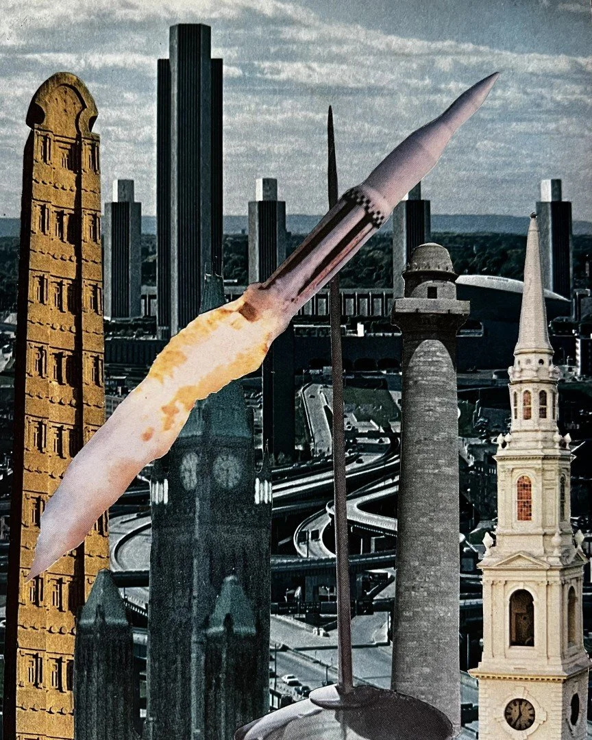 Big Dick Energy      2025      20 x 16 cm   Analogue collage 