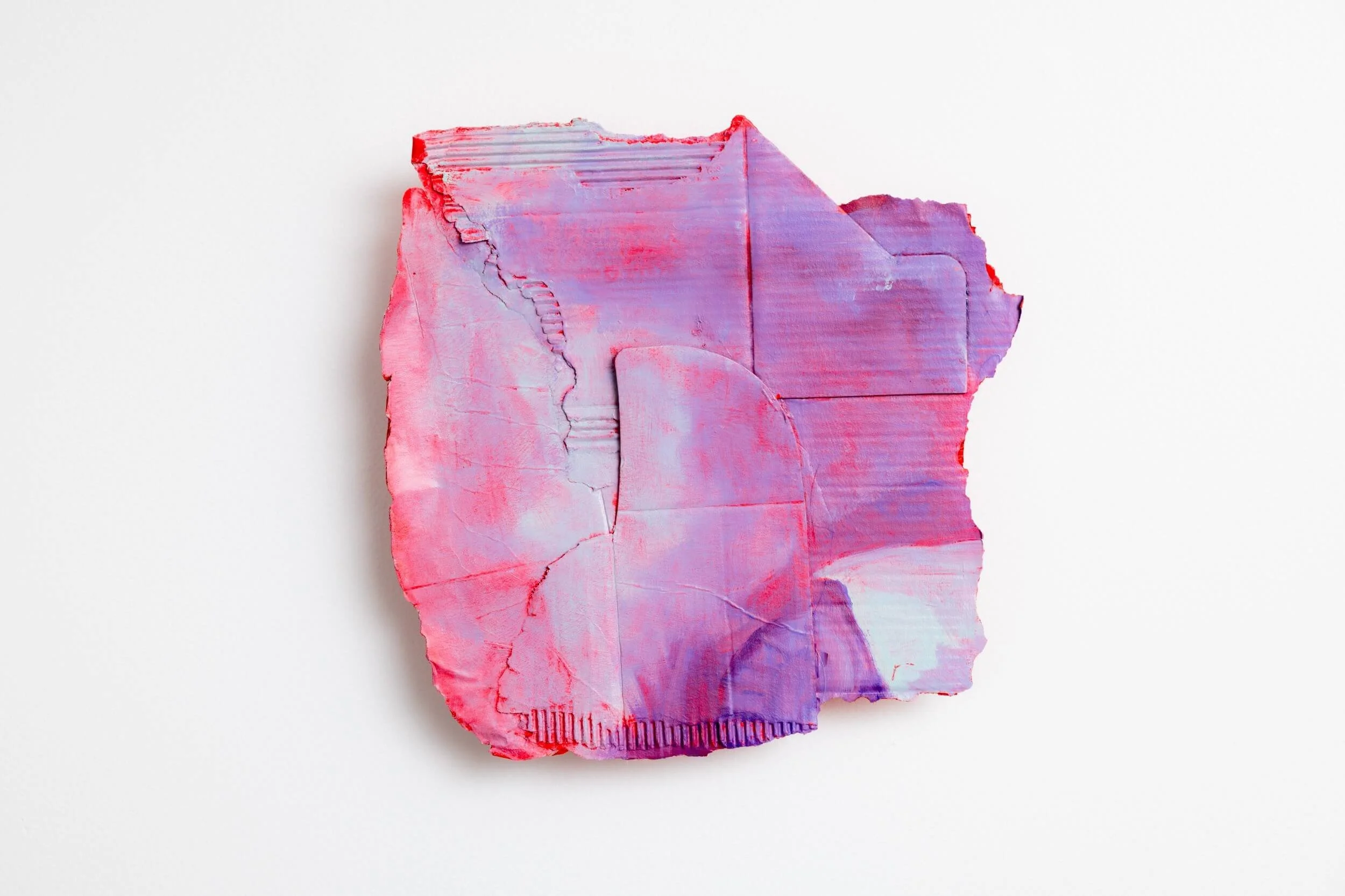 Confusion  2025  Oil and acrylic on repurposed cardboard  