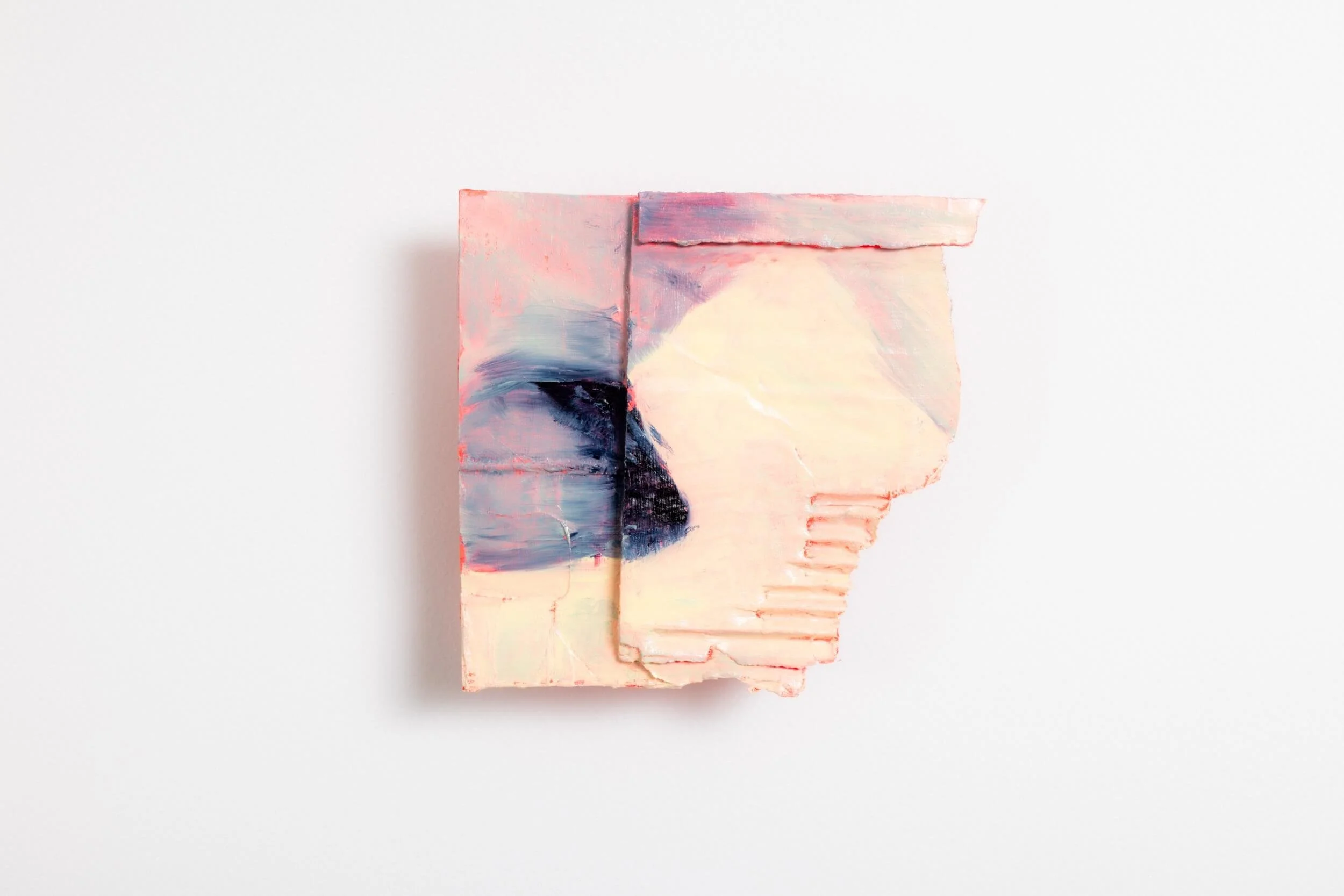 Free  2026  Oil and acrylic on repurposed cardboard  