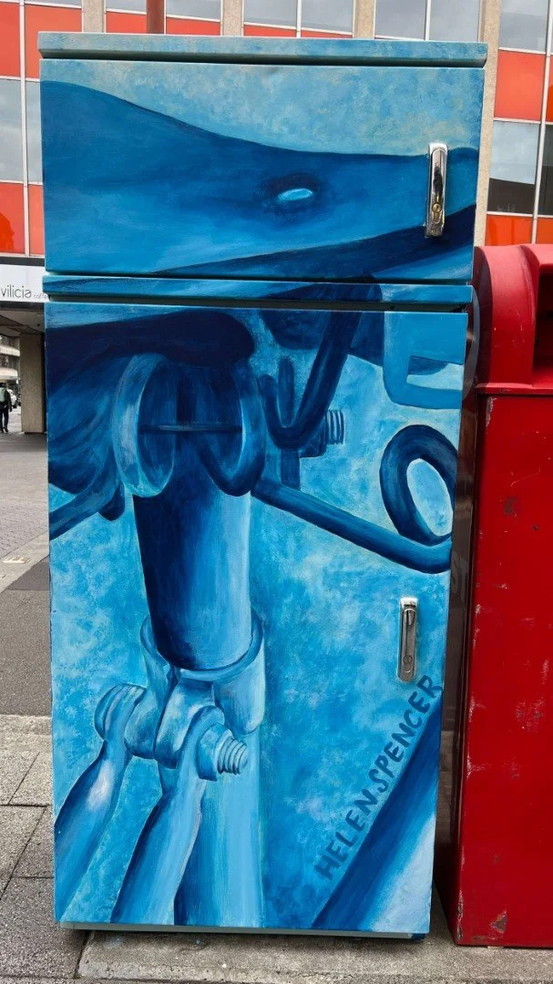 Ride, Baby, Ride 2023 Acrylic Urban Smart Projects commission Cnr Collins and Murray Sts Nipaluna