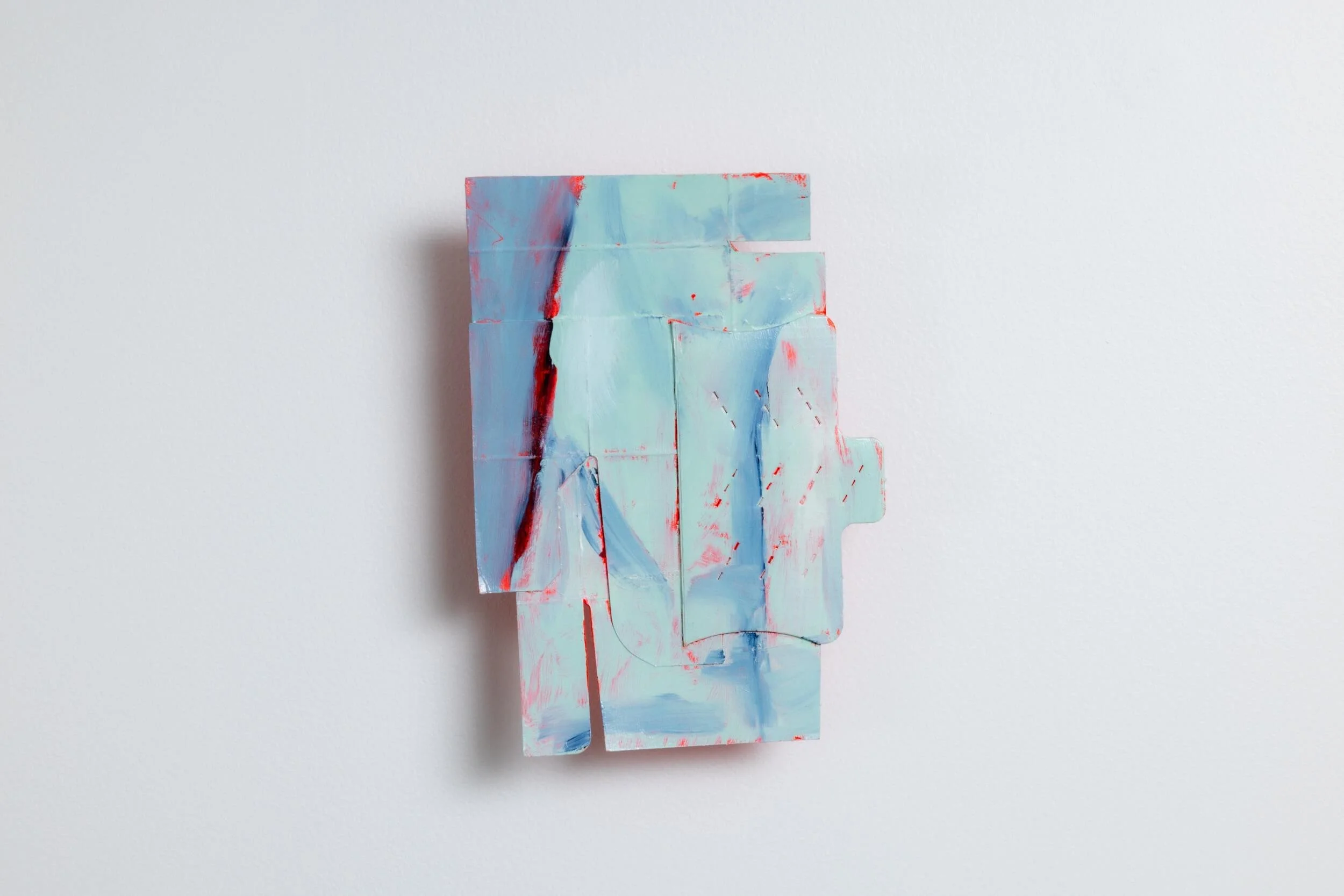 Fog  2025  Oil and acrylic on repurposed cardboard  