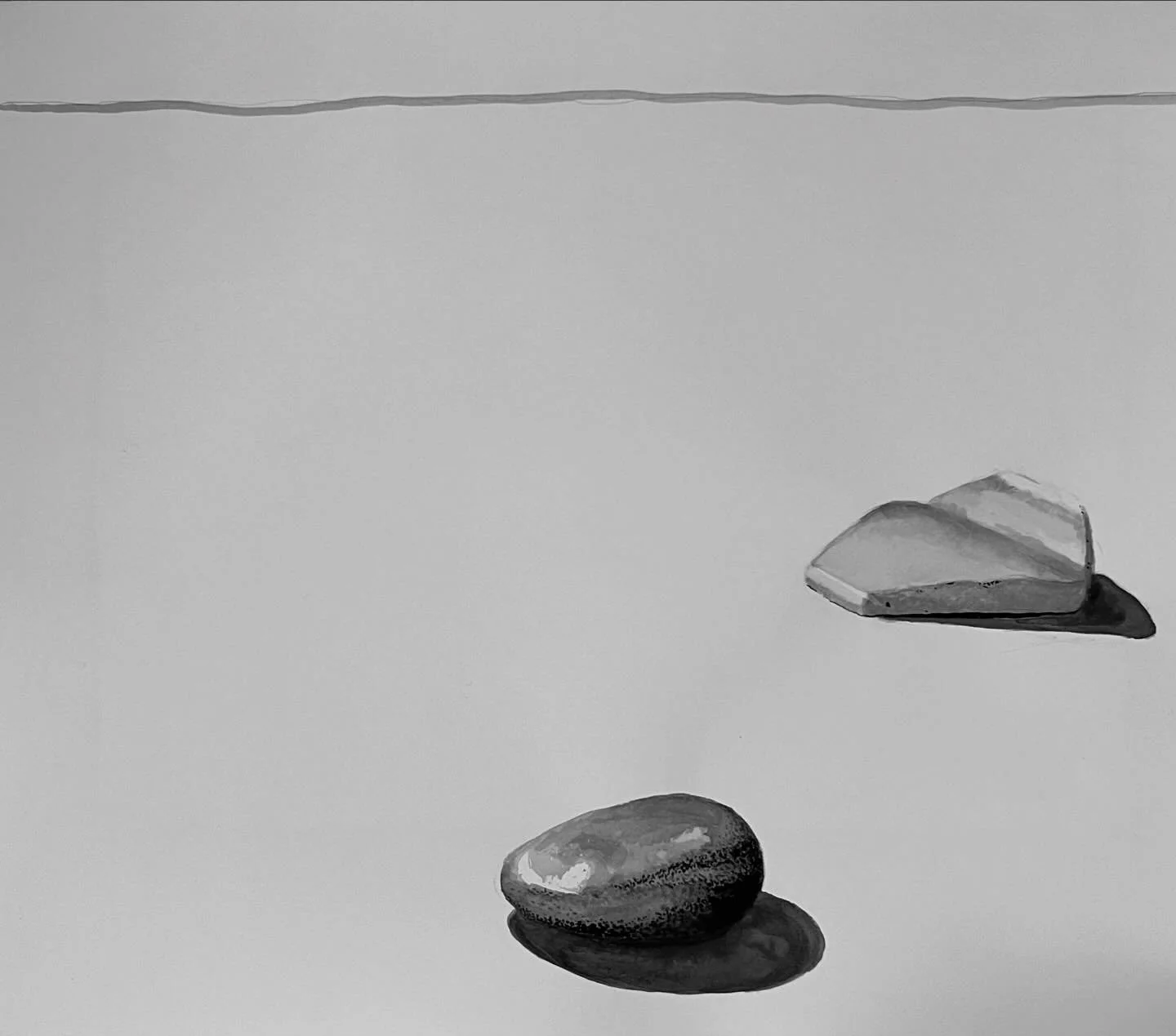 Materiality V   2024   Ink on paper   28 x 32 cm