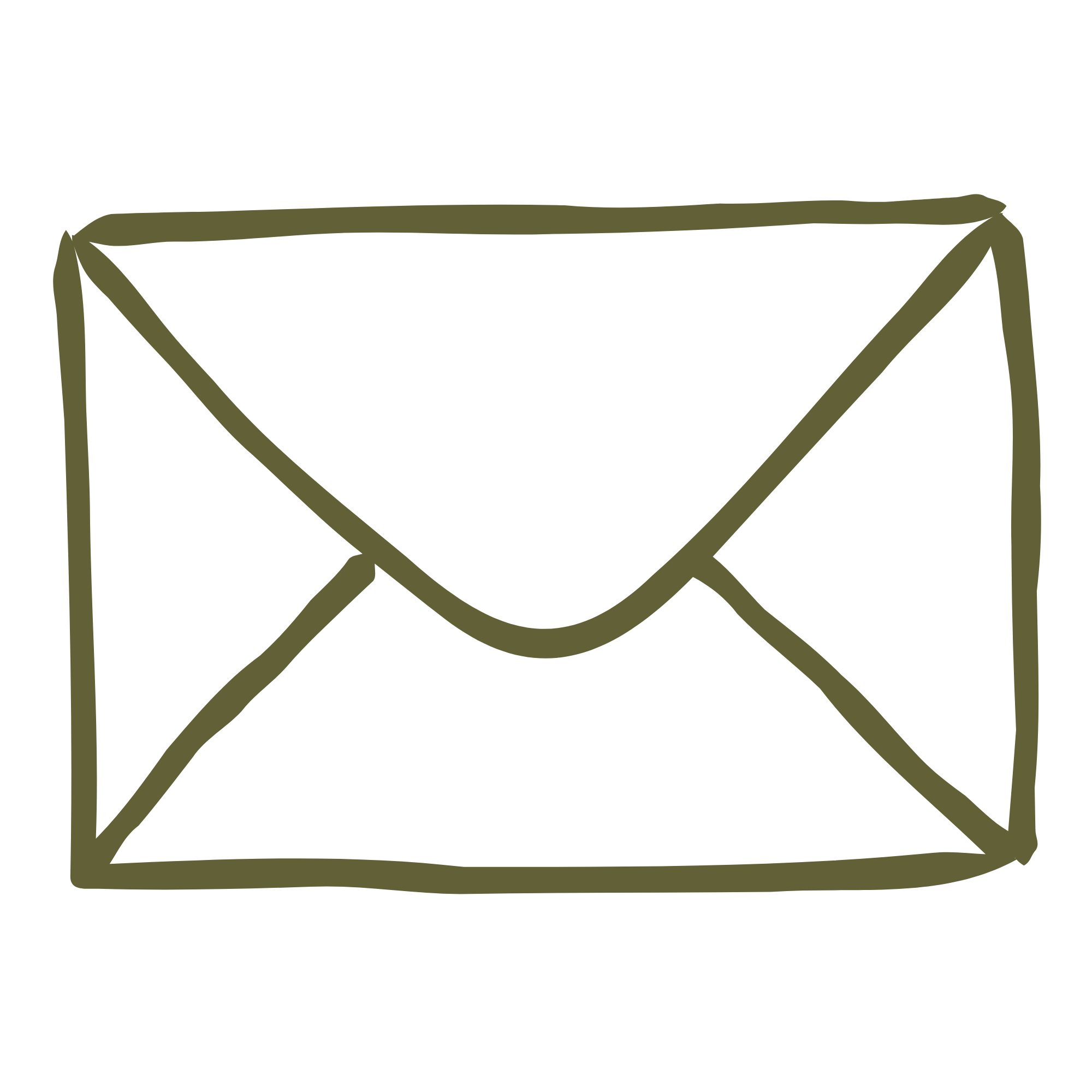 Outline drawing of an open cardboard box with a single piece of paper inside.