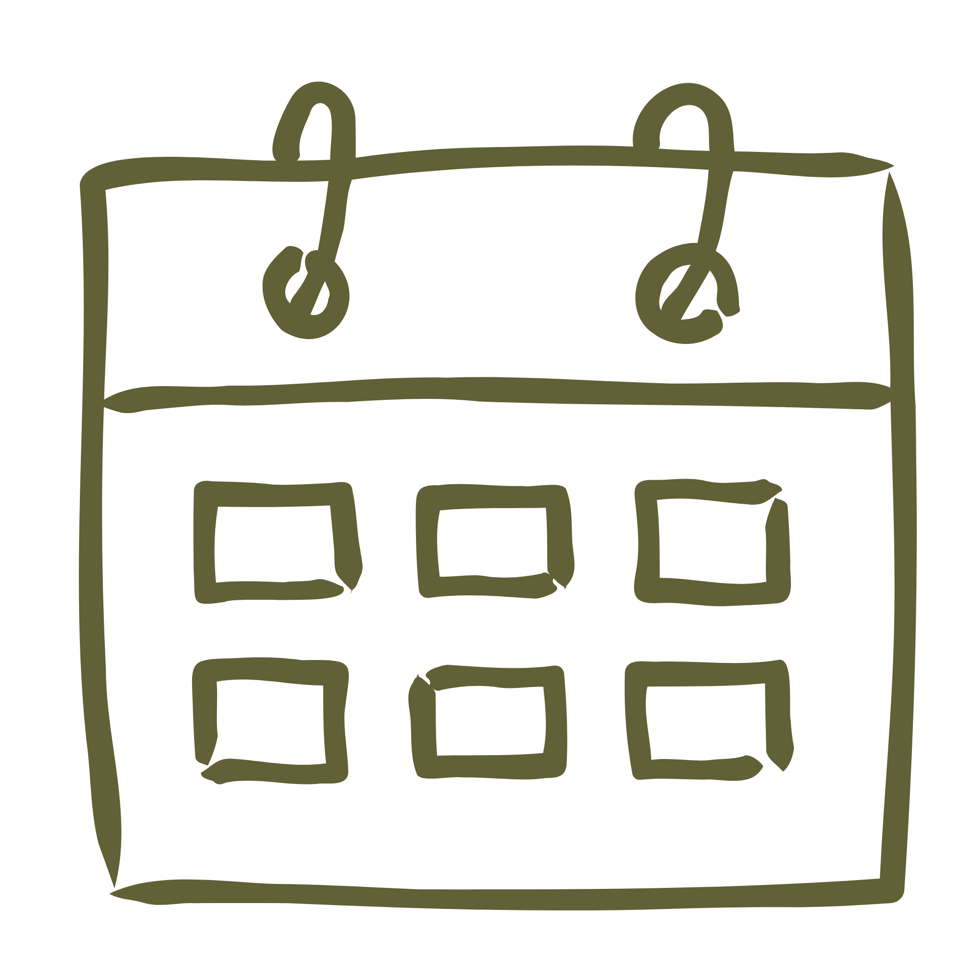 A simple line drawing of a house with a triangular roof, two small windows, and a door, all in a minimalist style.