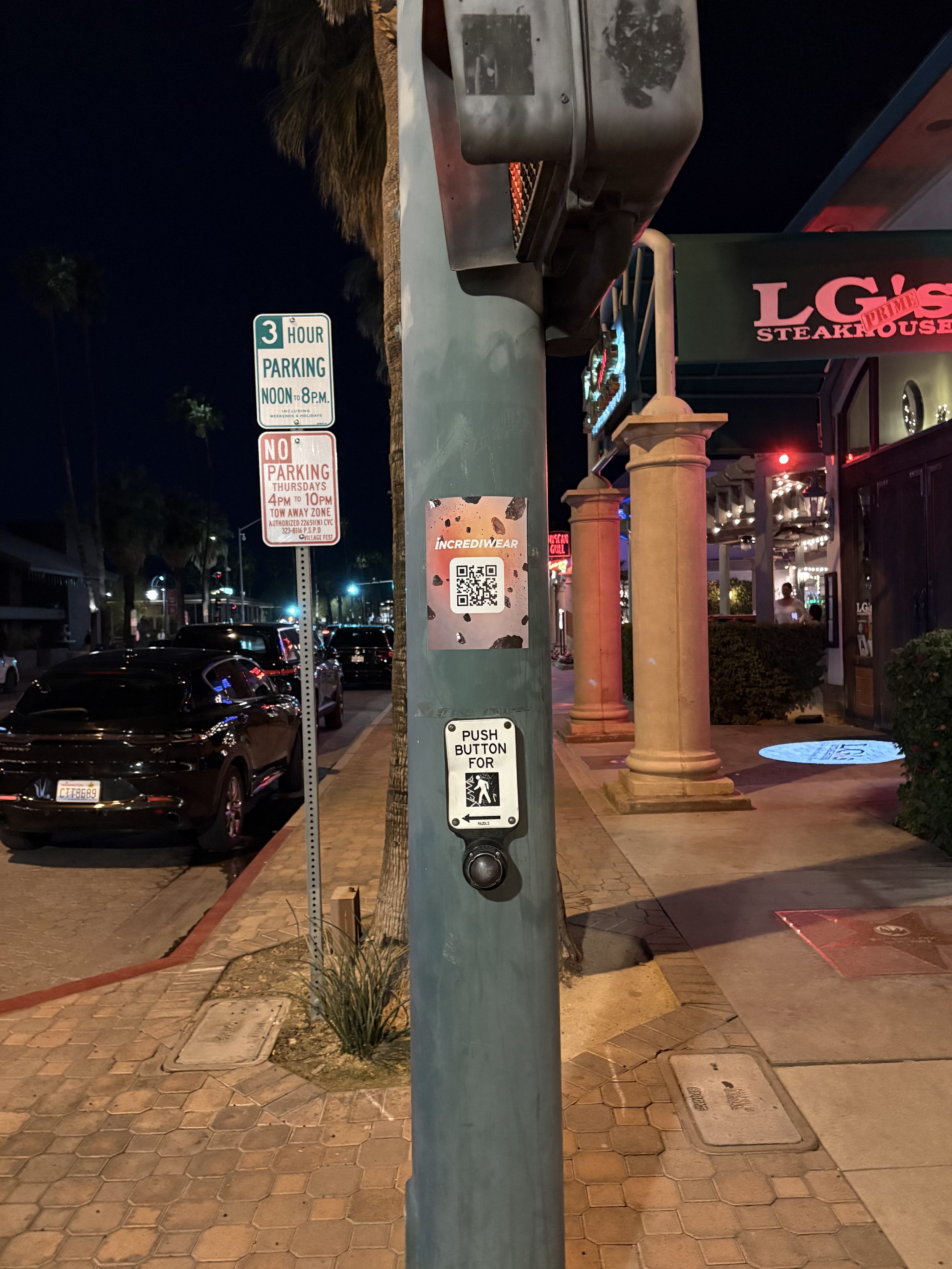 pole sticker campaign in California 
