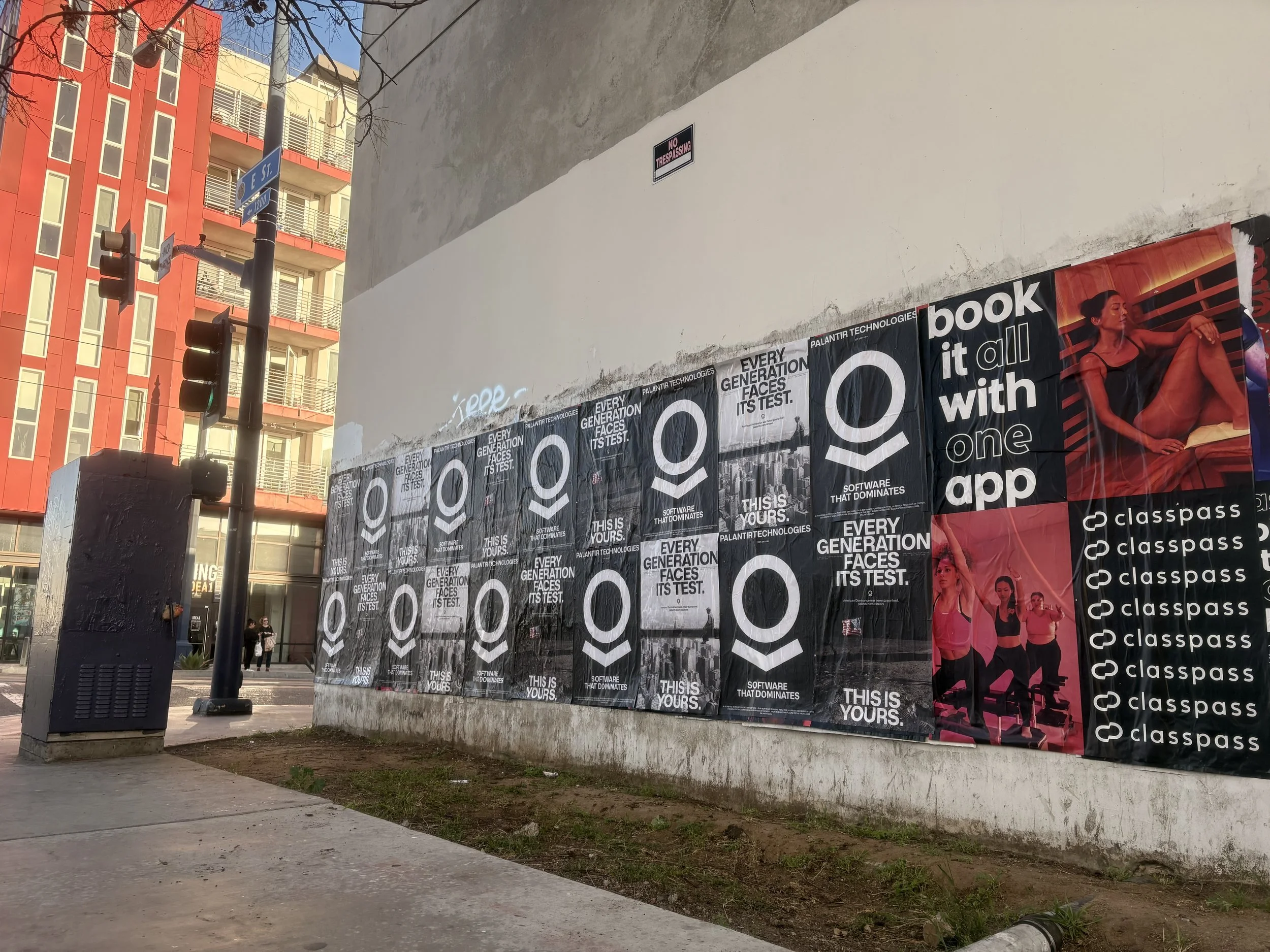 San Diego wheat pasting campaign