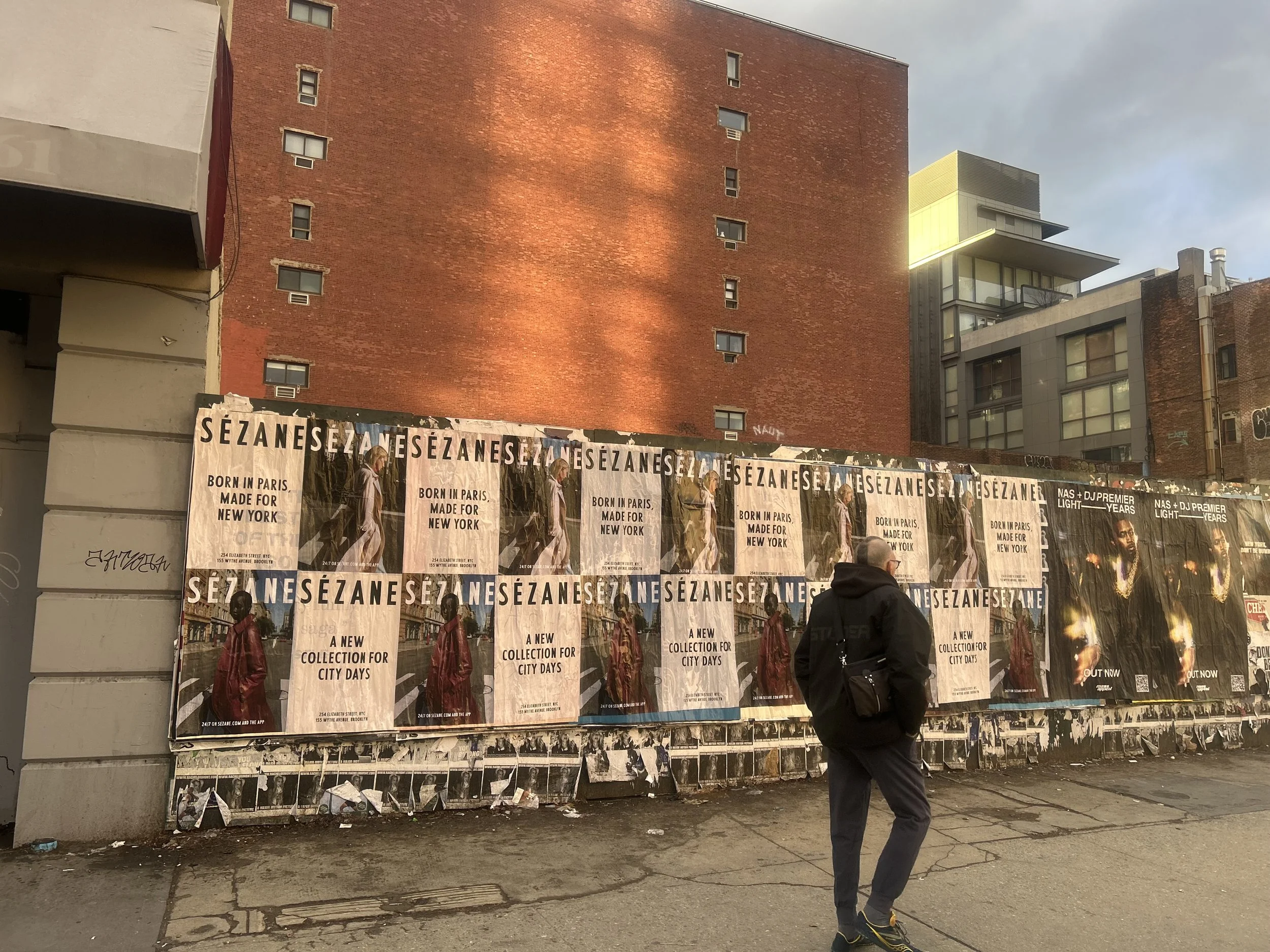 fashion brand on the streets wild wheat pasting