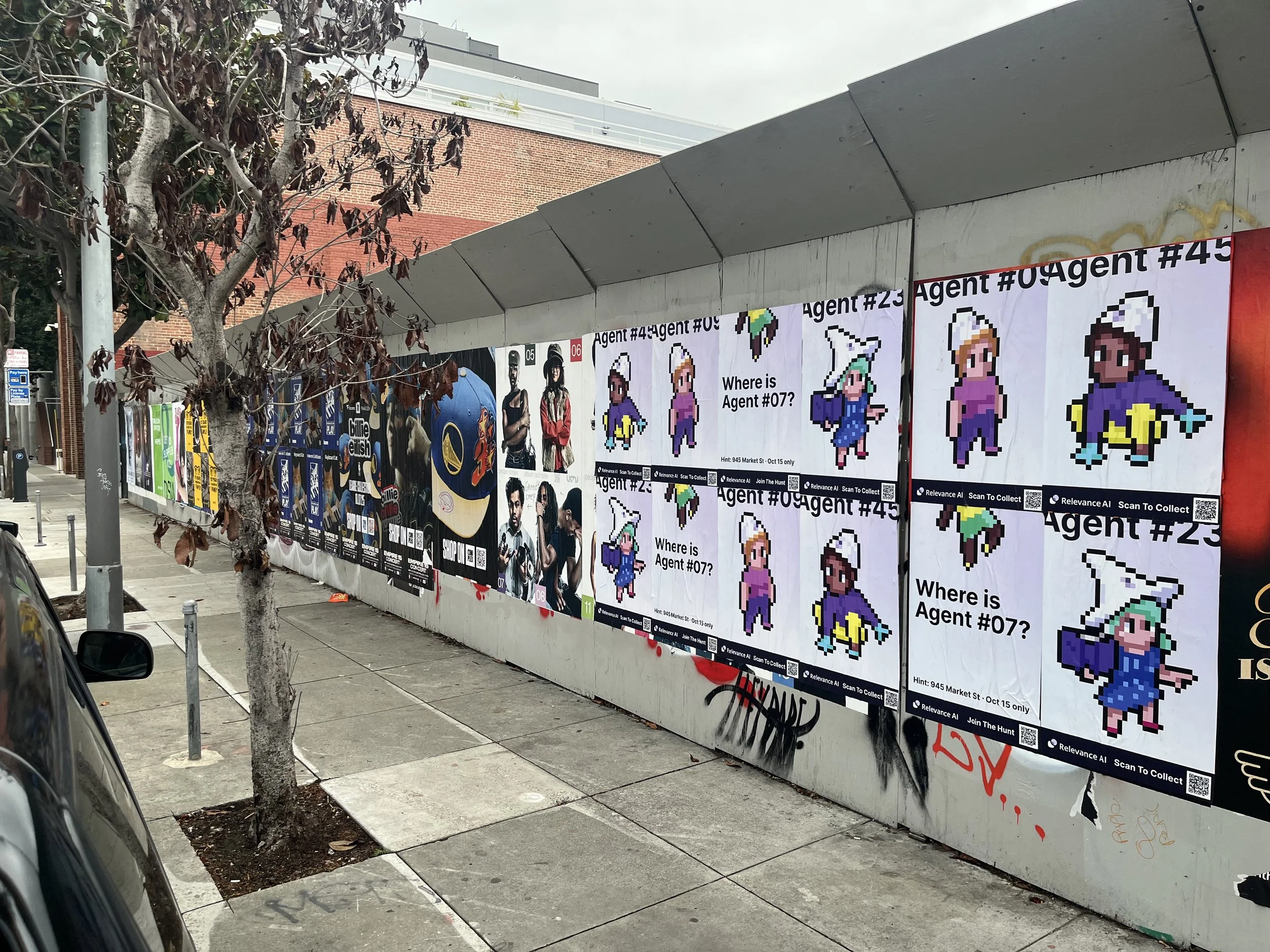 24x36" wheat pasting campaign