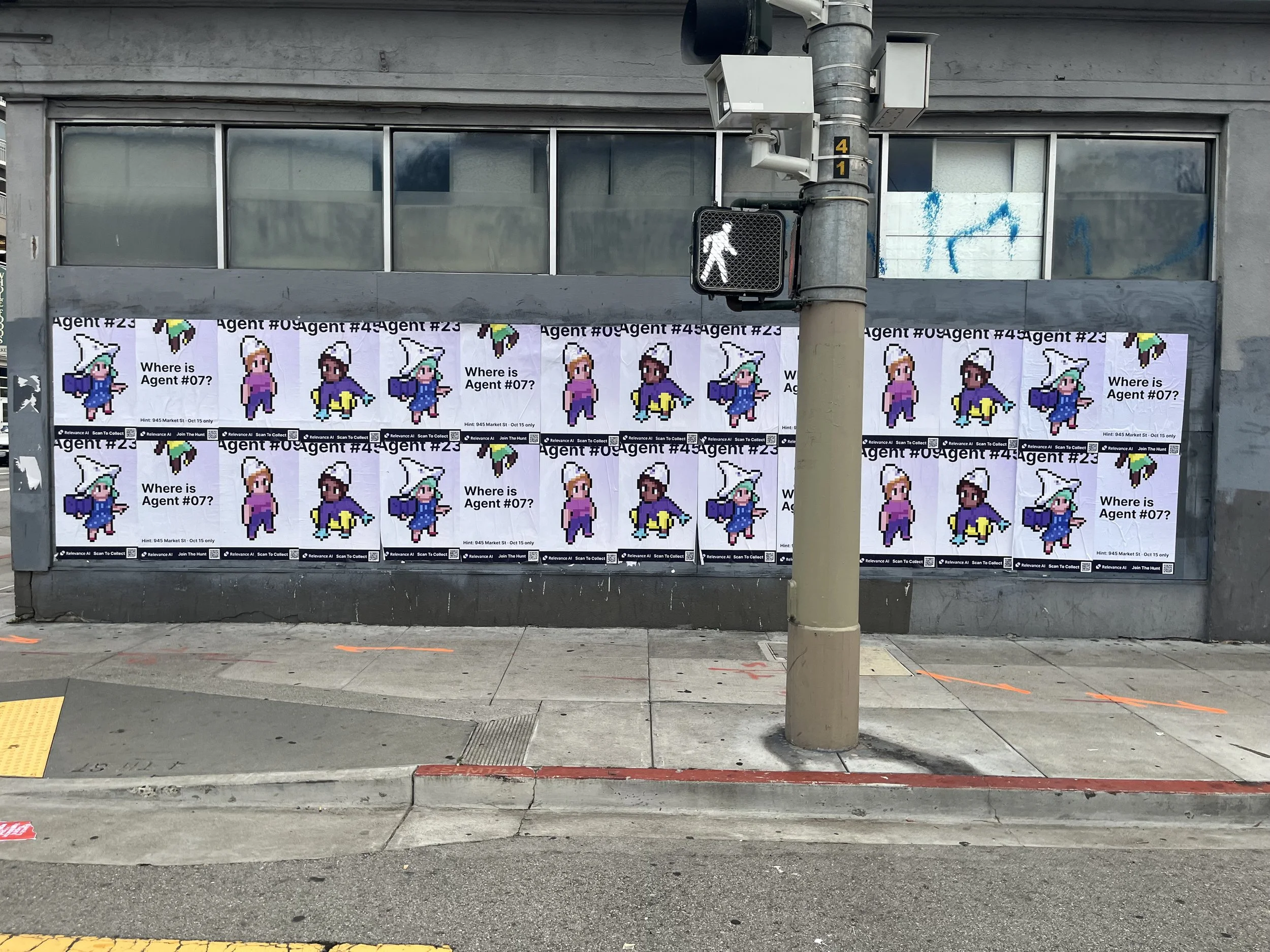 San Francesco wild wheat paste campaign