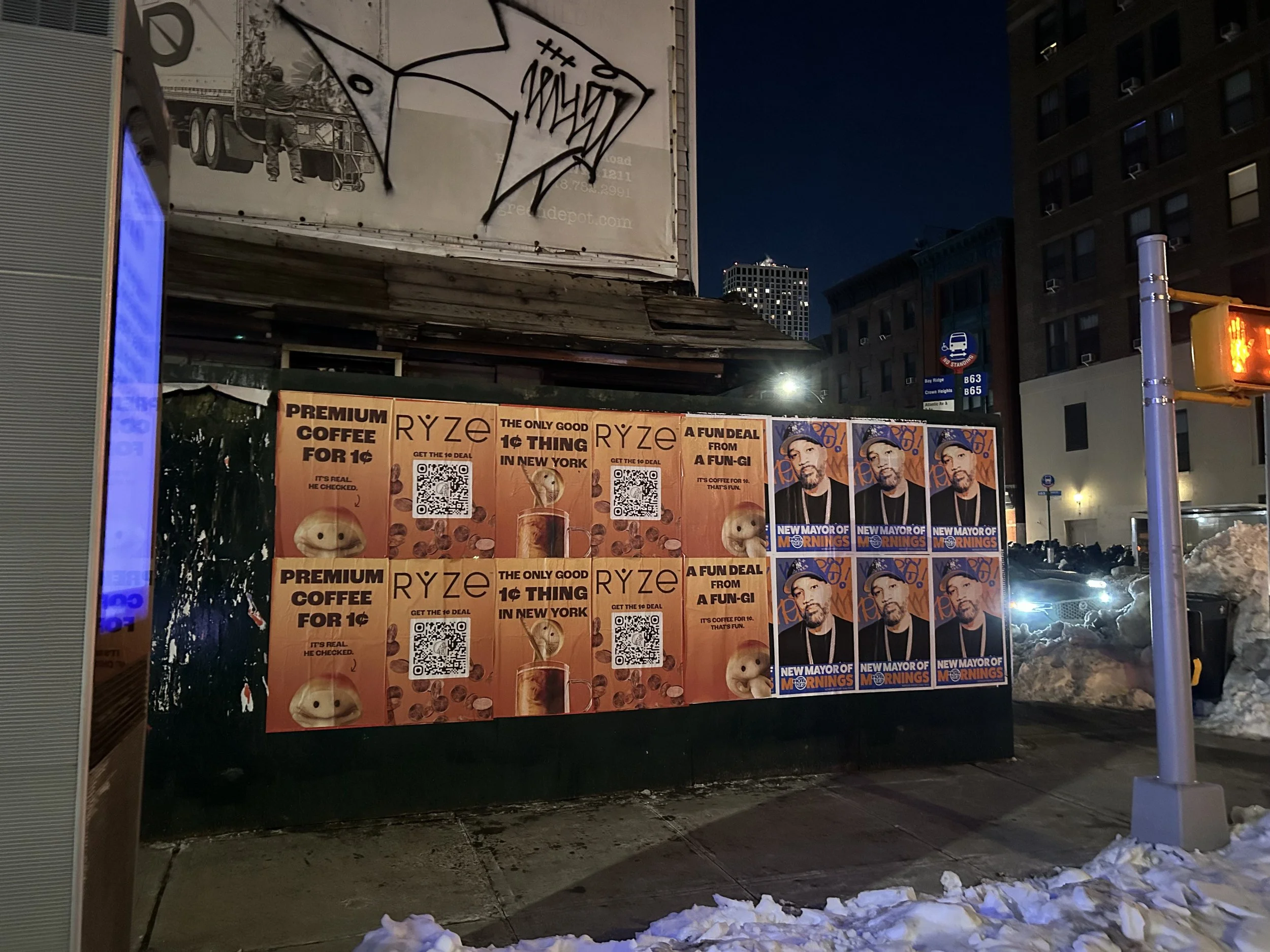 NYC wheat pasting campaign