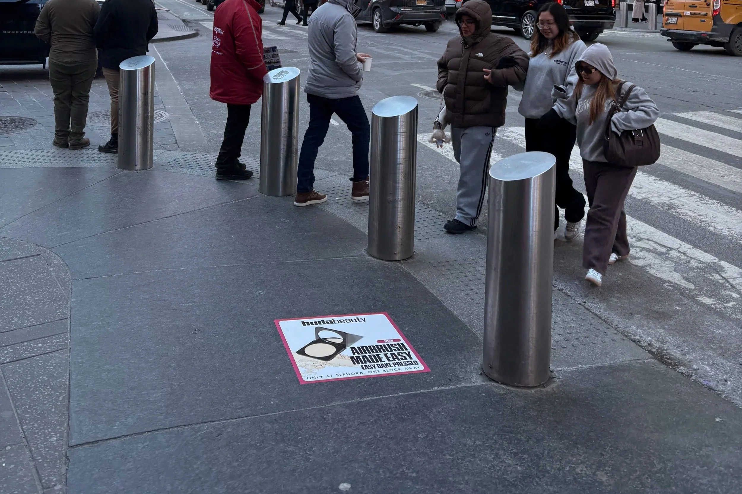 sidewalk decal in nyc