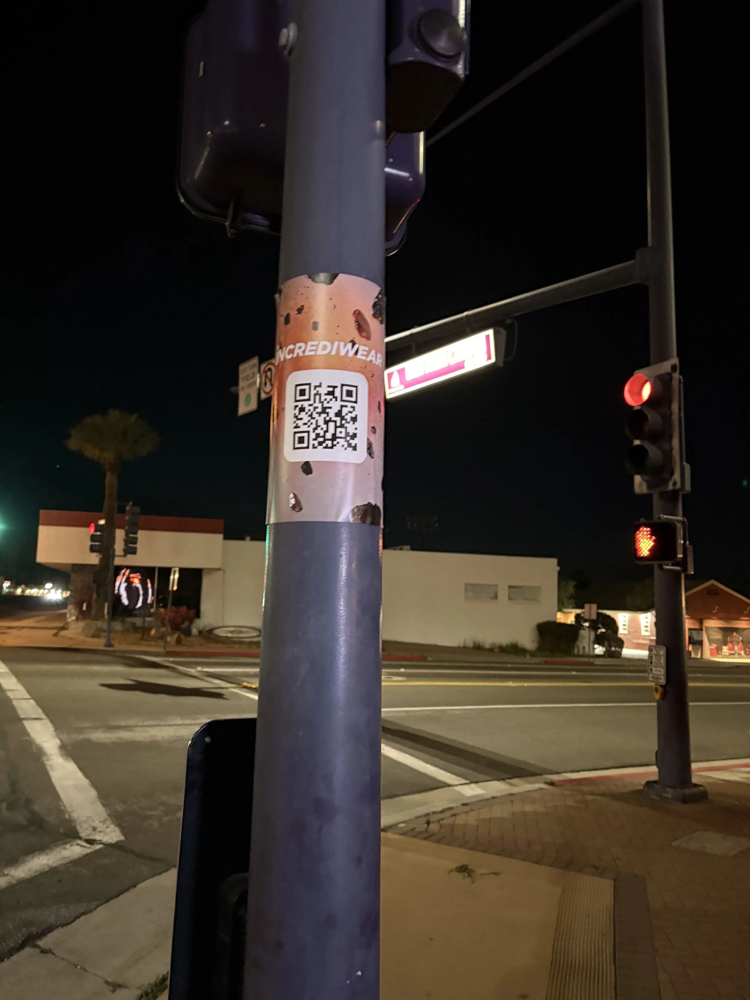 snipe advertising for clothing brands in major cities