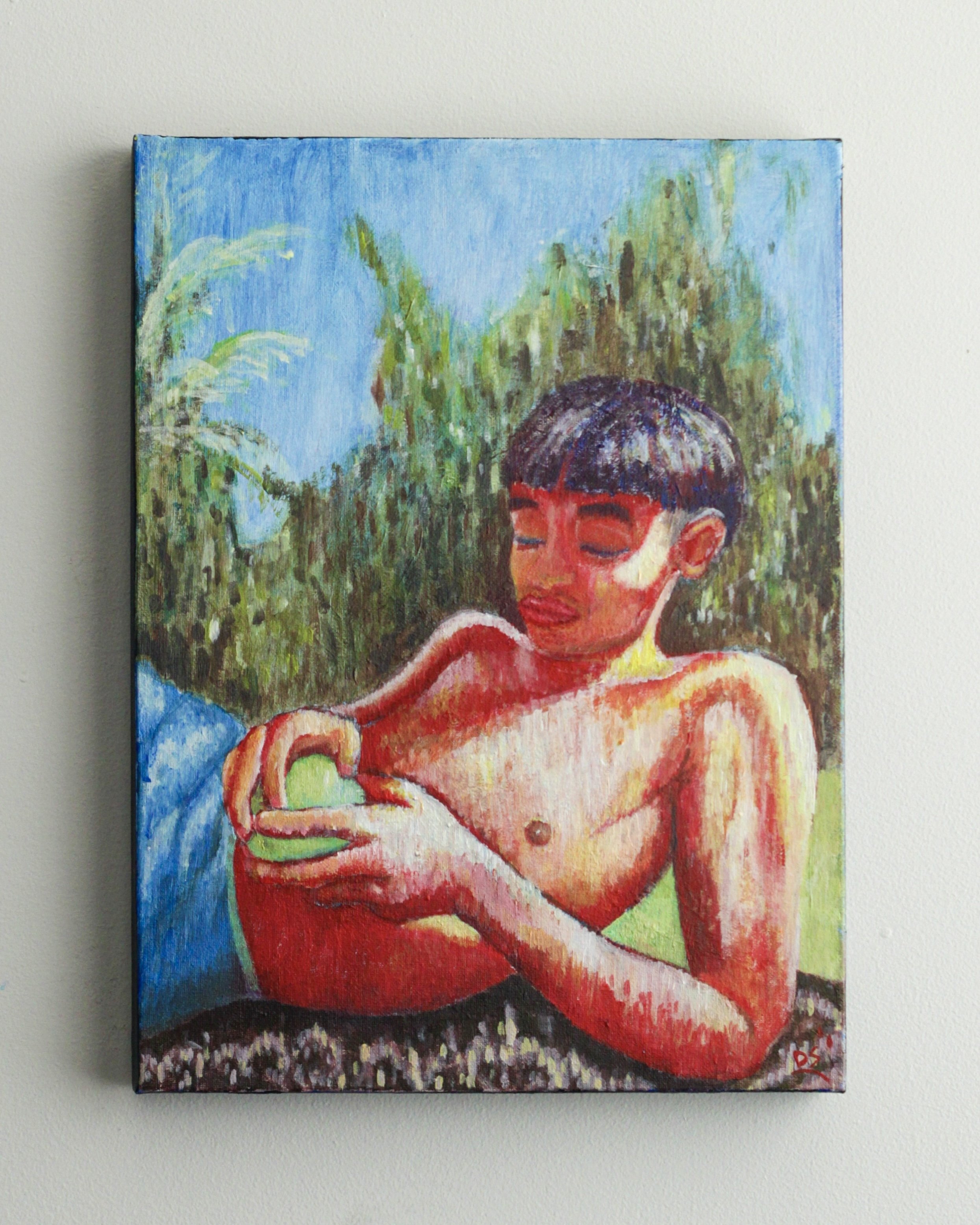 Guava Day; 2025, Acrylic on canvas, 30x40cm