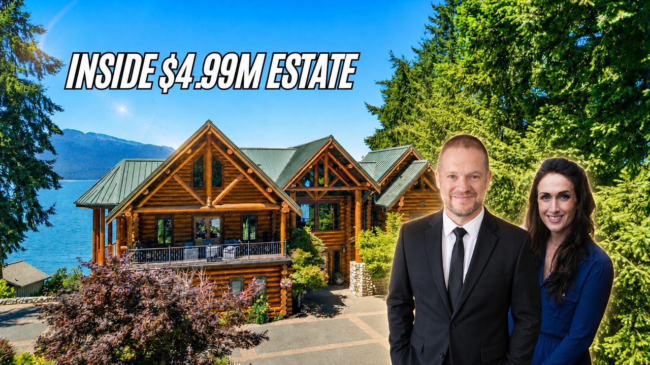 Inside a $4.99M Luxury Waterfront Estate in Washington | Pacific Northwest Home Tour