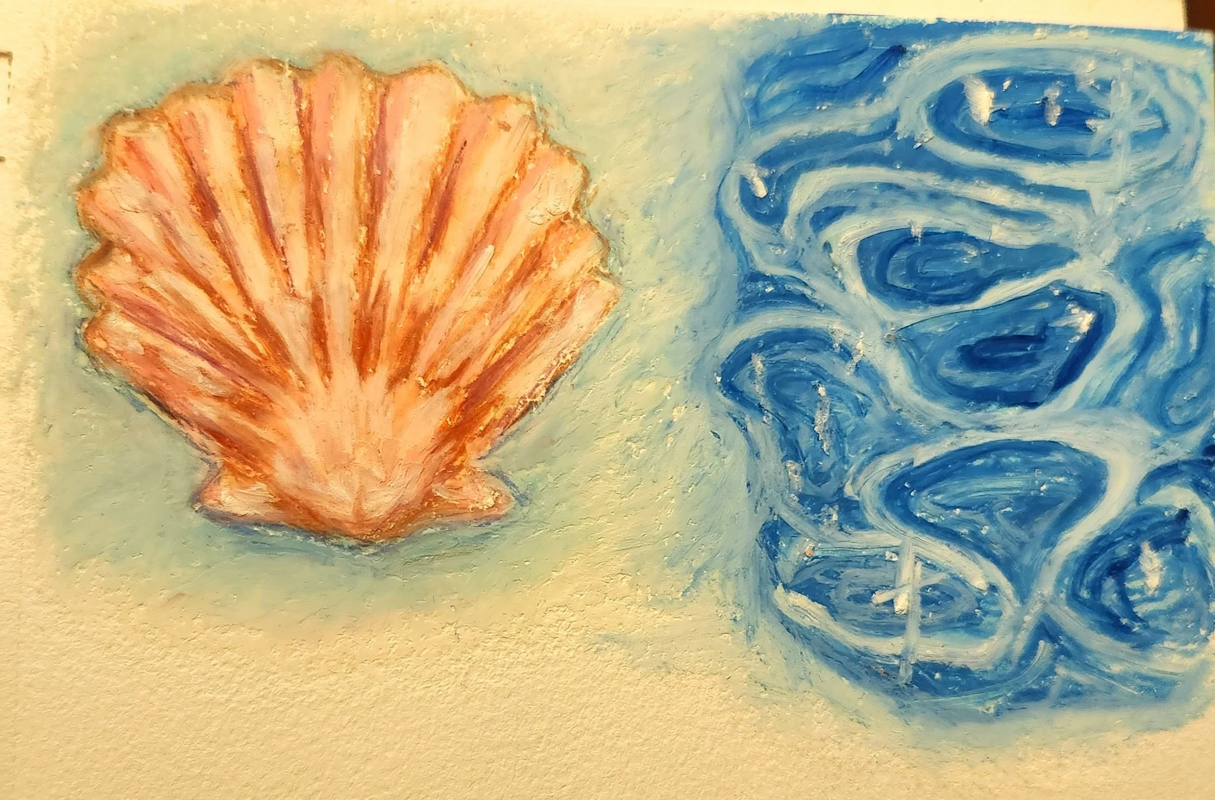 Oil pastel