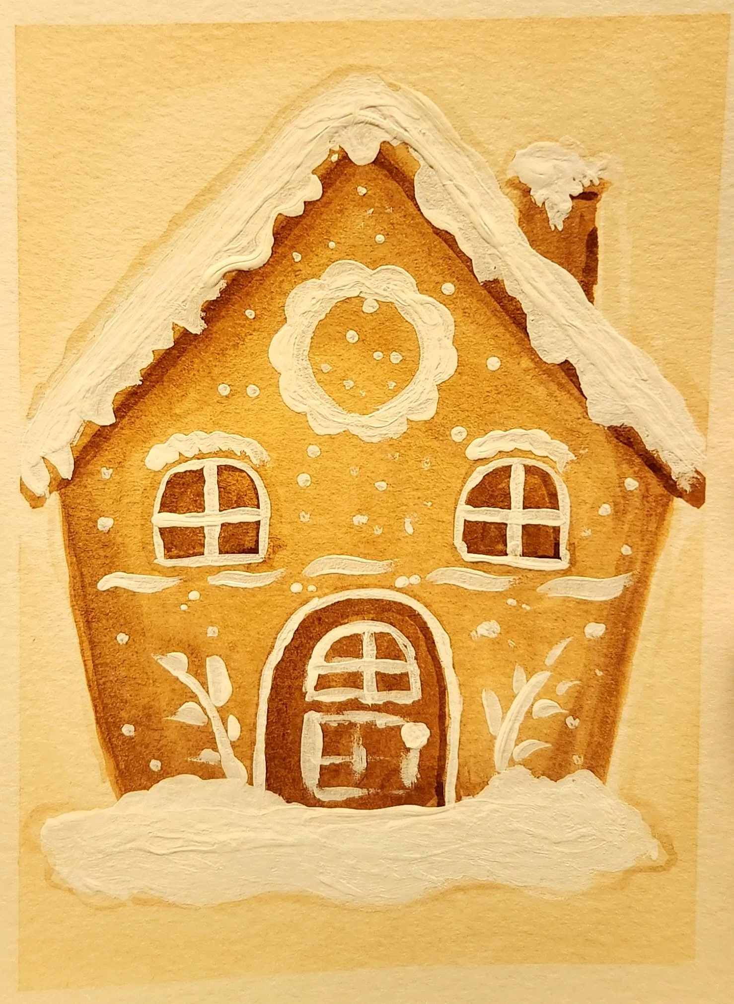 Watercolour paint, acrylic paint