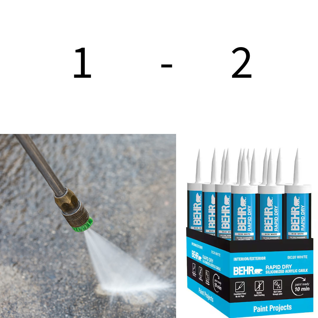 Preparation before repairs and Painting