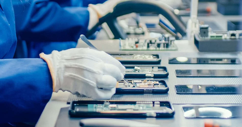 On-site quality control and NPI oversight in a Shenzhen hardware factory. James acting as "boots on the ground" to manage EVT/DVT/PVT production phases.