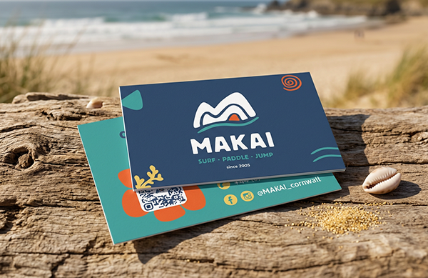 MAKAI business card design.