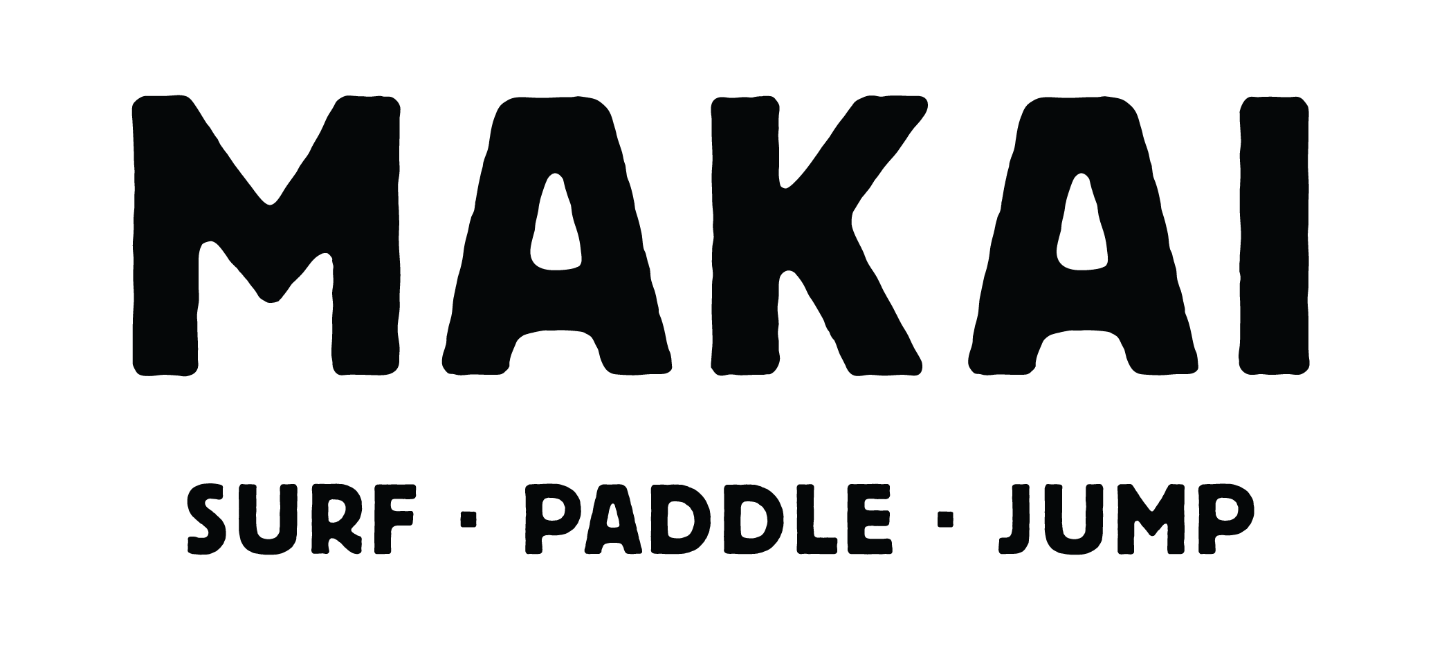MAKAI Surf, Paddle, Jump logo.