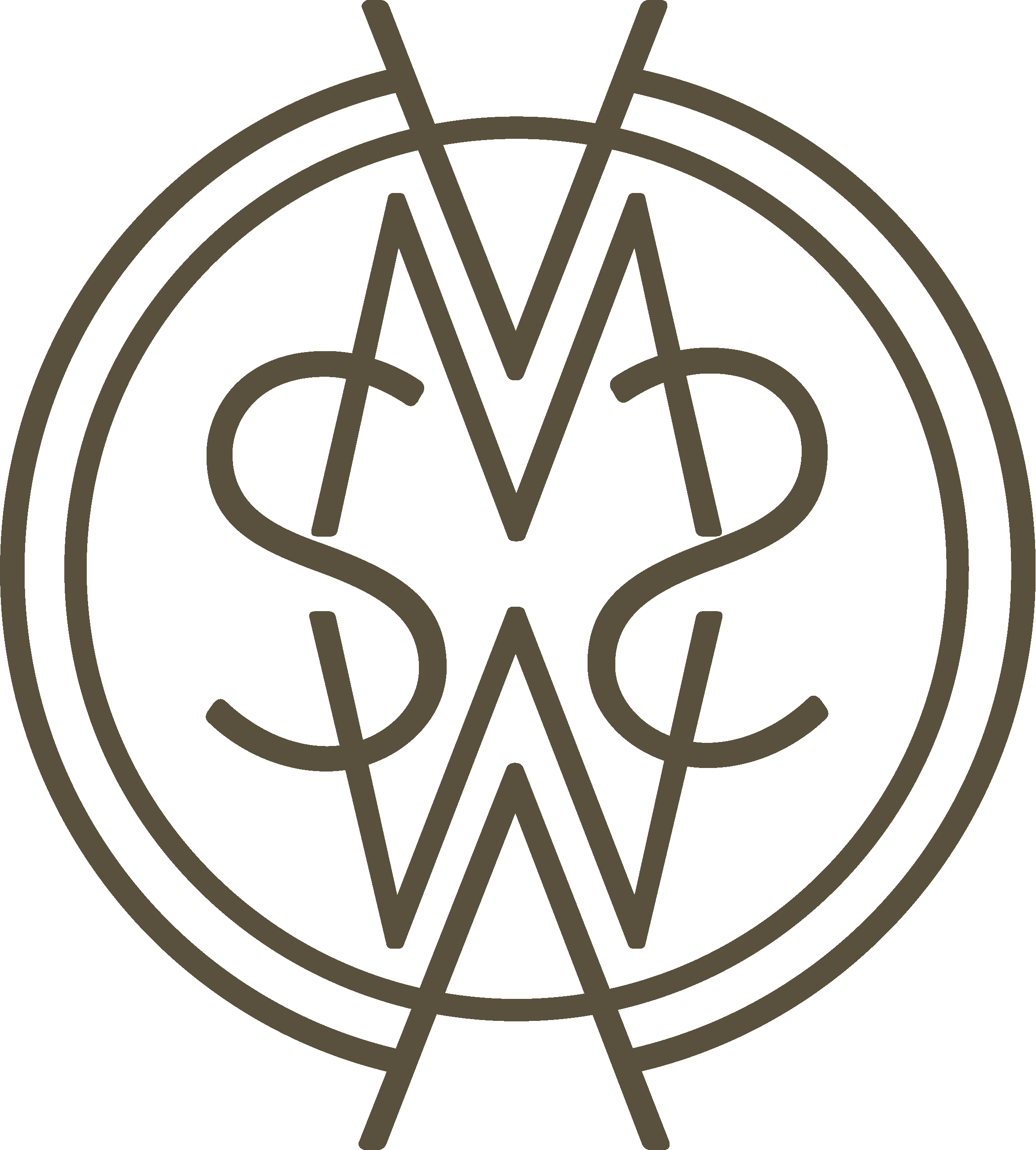 Stylized black and gold logo for 'What Up Daddy' featuring a geometric illustration of a V-shaped figure.
