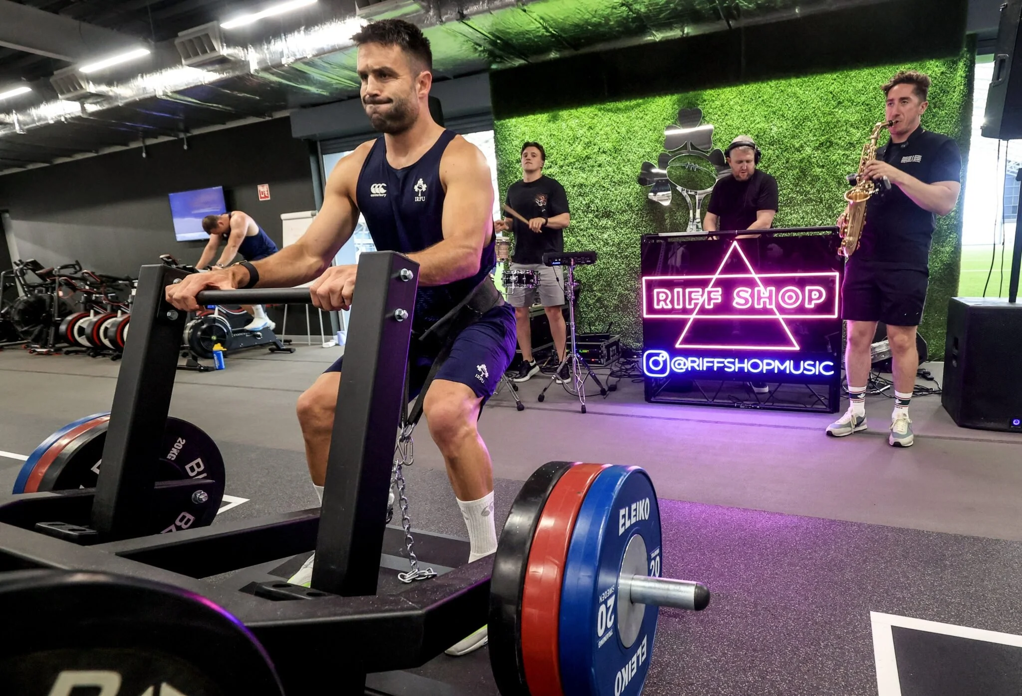Leg day with a difference for the Ireland Rugby Squad