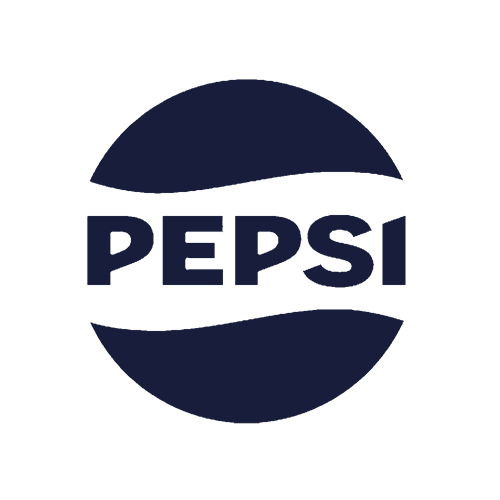 Pepsi logo with dark background
